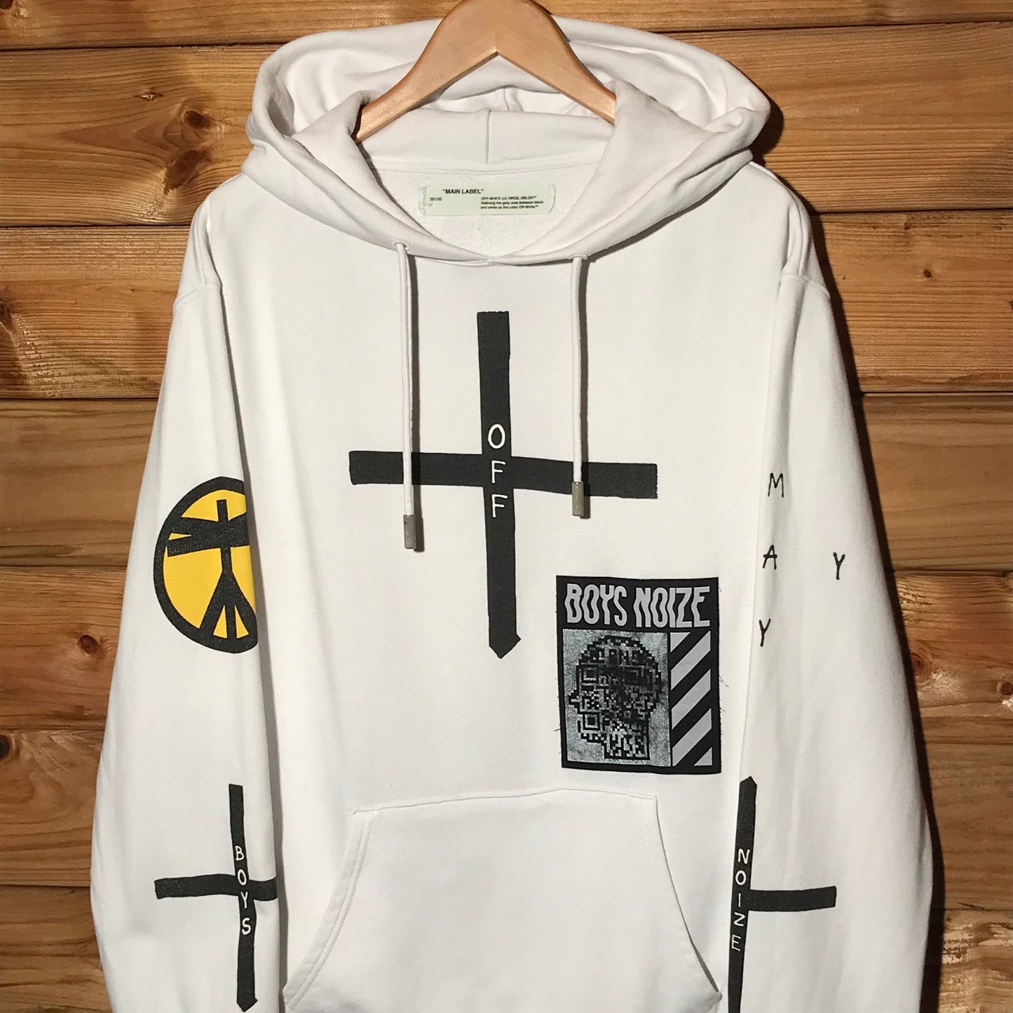 2017 Off White x Boys Noize Mayday Collection hoodie