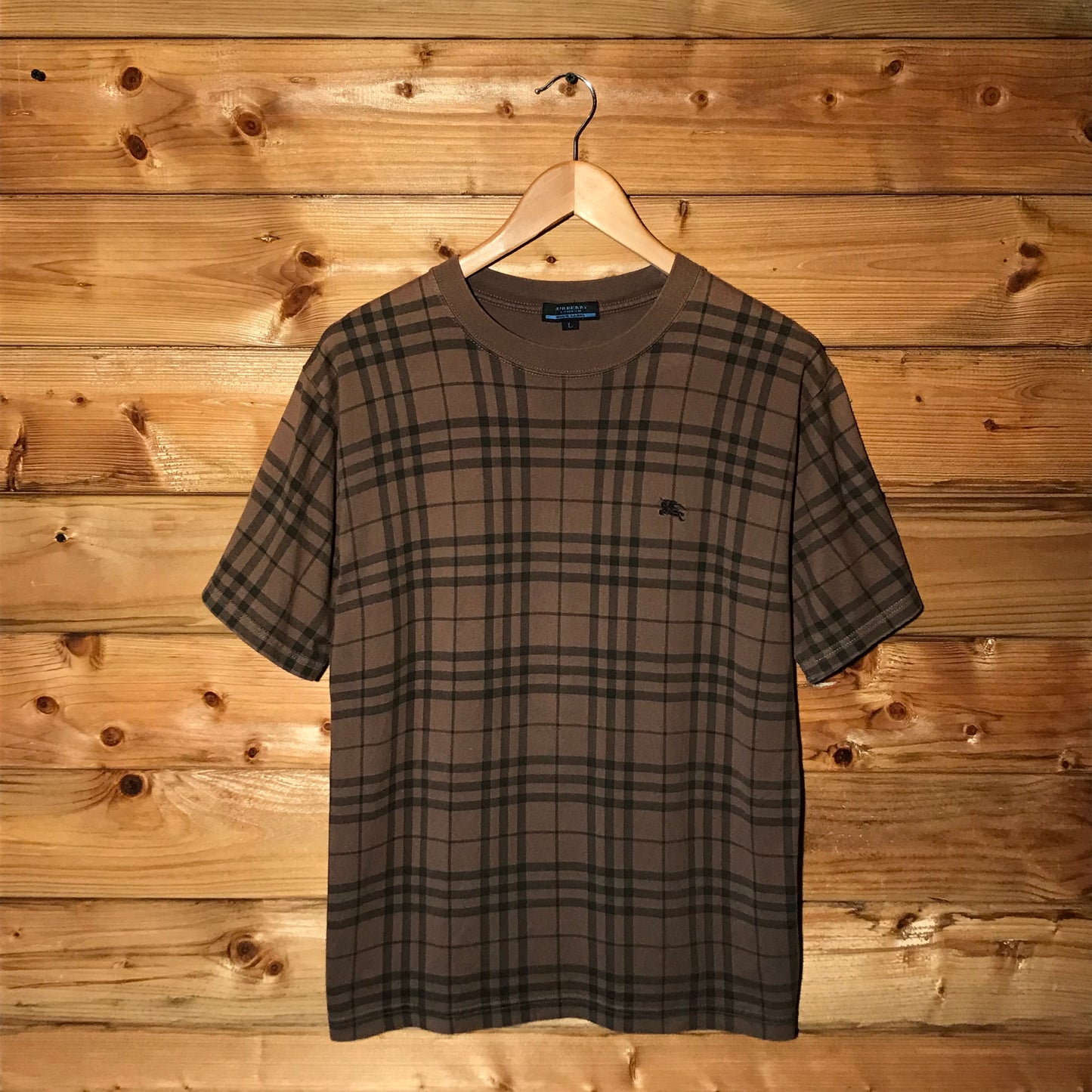 Burberry Blue Label Nova Check Pattern t shirt