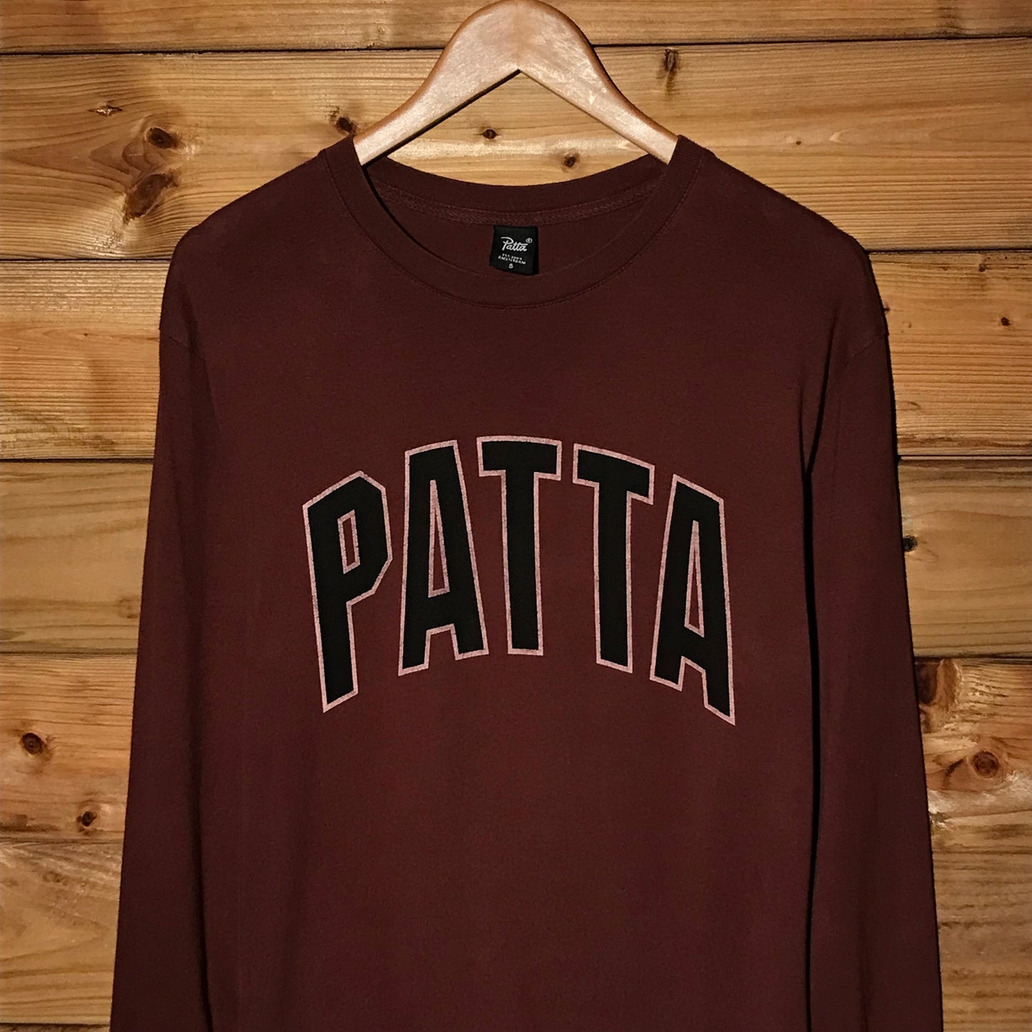 Patta Centre Arc Spellout long sleeve t shirt