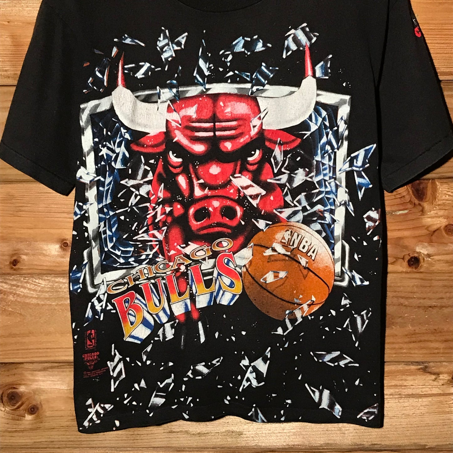 1992 NBA Chicago Bulls Shattered Backboard t shirt