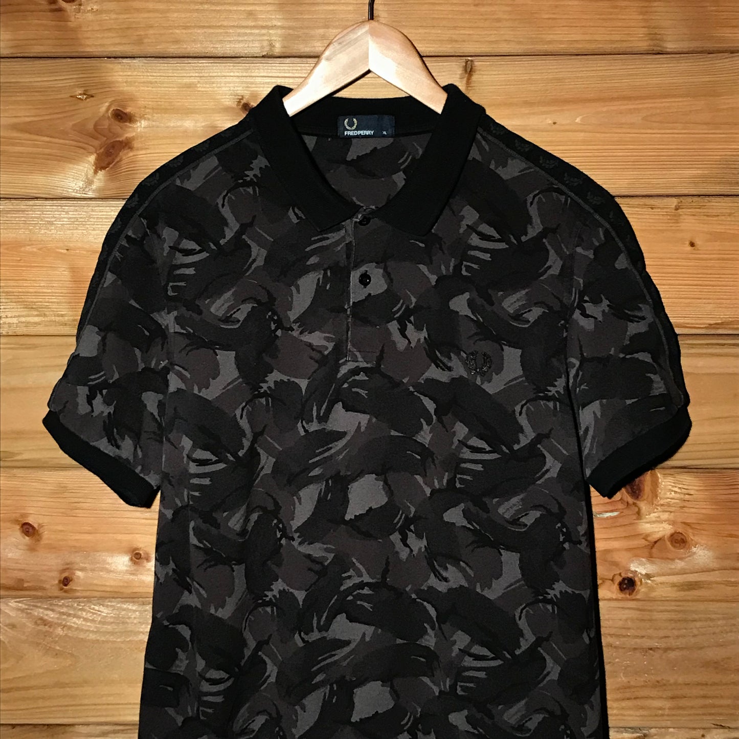 Fred Perry Camouflage polo t shirt