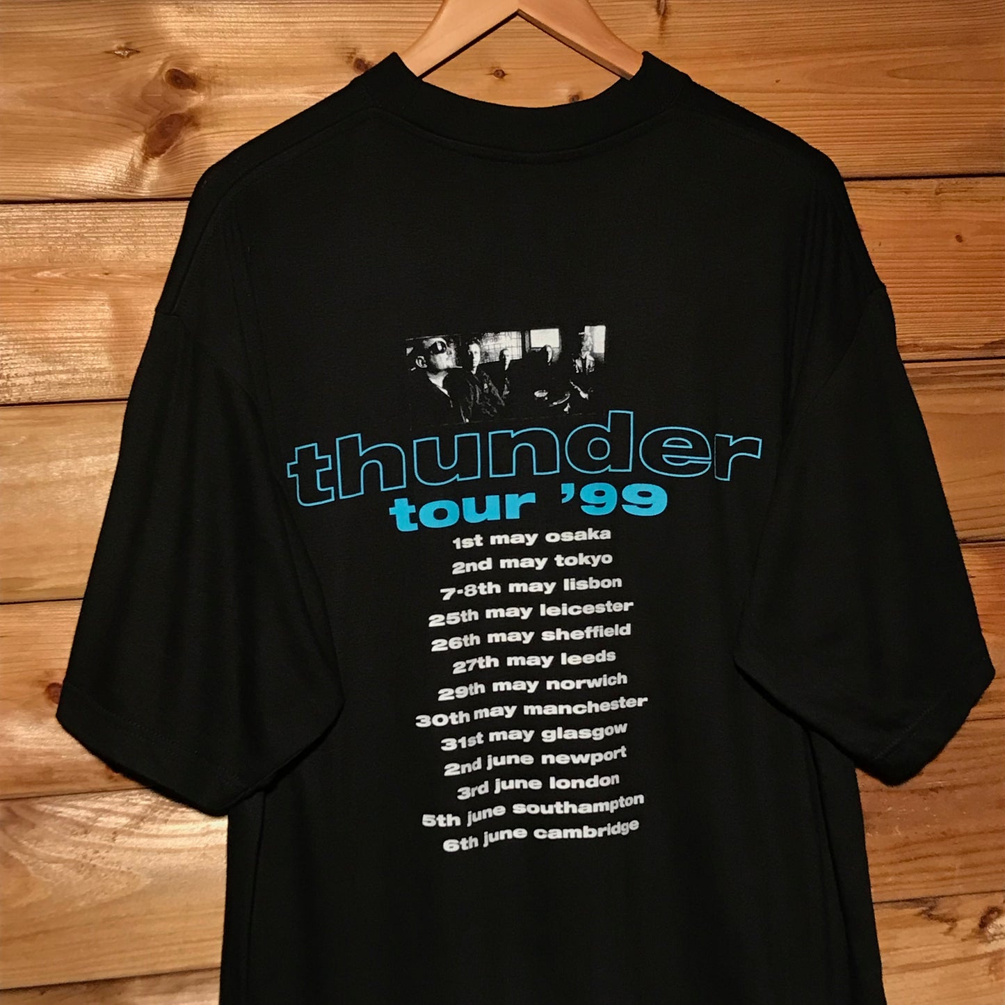 1999 Thunder Giving The Game Away World Tour t shirt