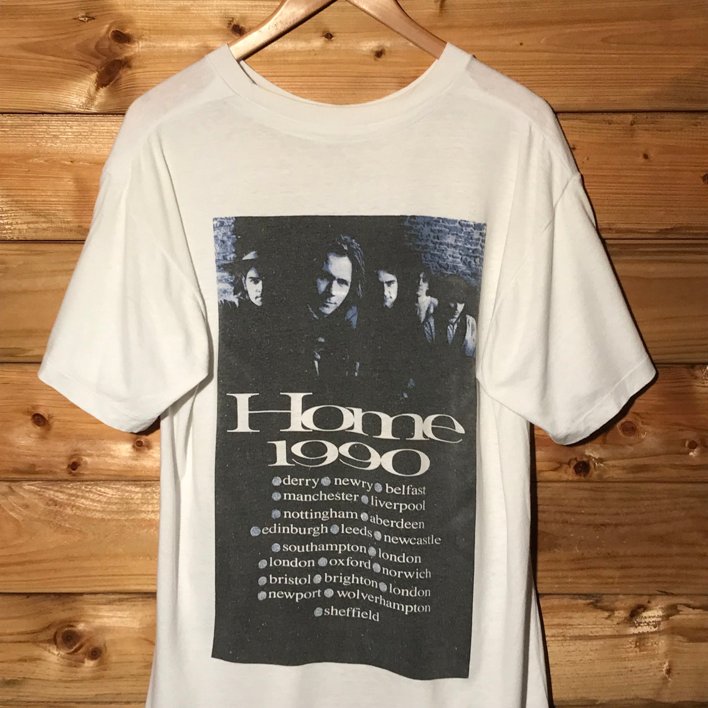 1990 Hothouse Flowers Home UK Tour t shirt