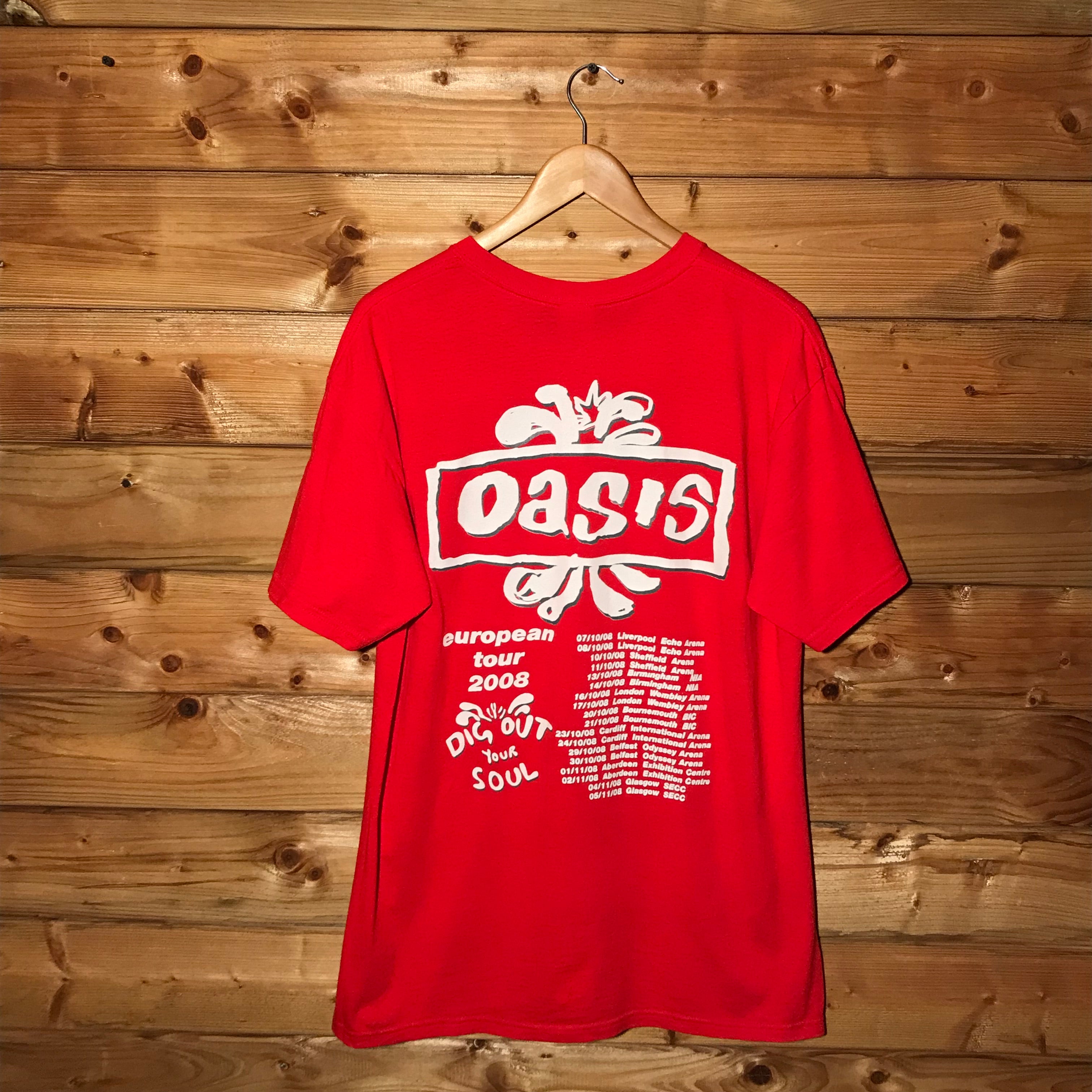 【新品・未使用】oasis dig out your soul ツアーTシャツ オアシス oasis Dig out your soulツアーTシャツ - メルカリ