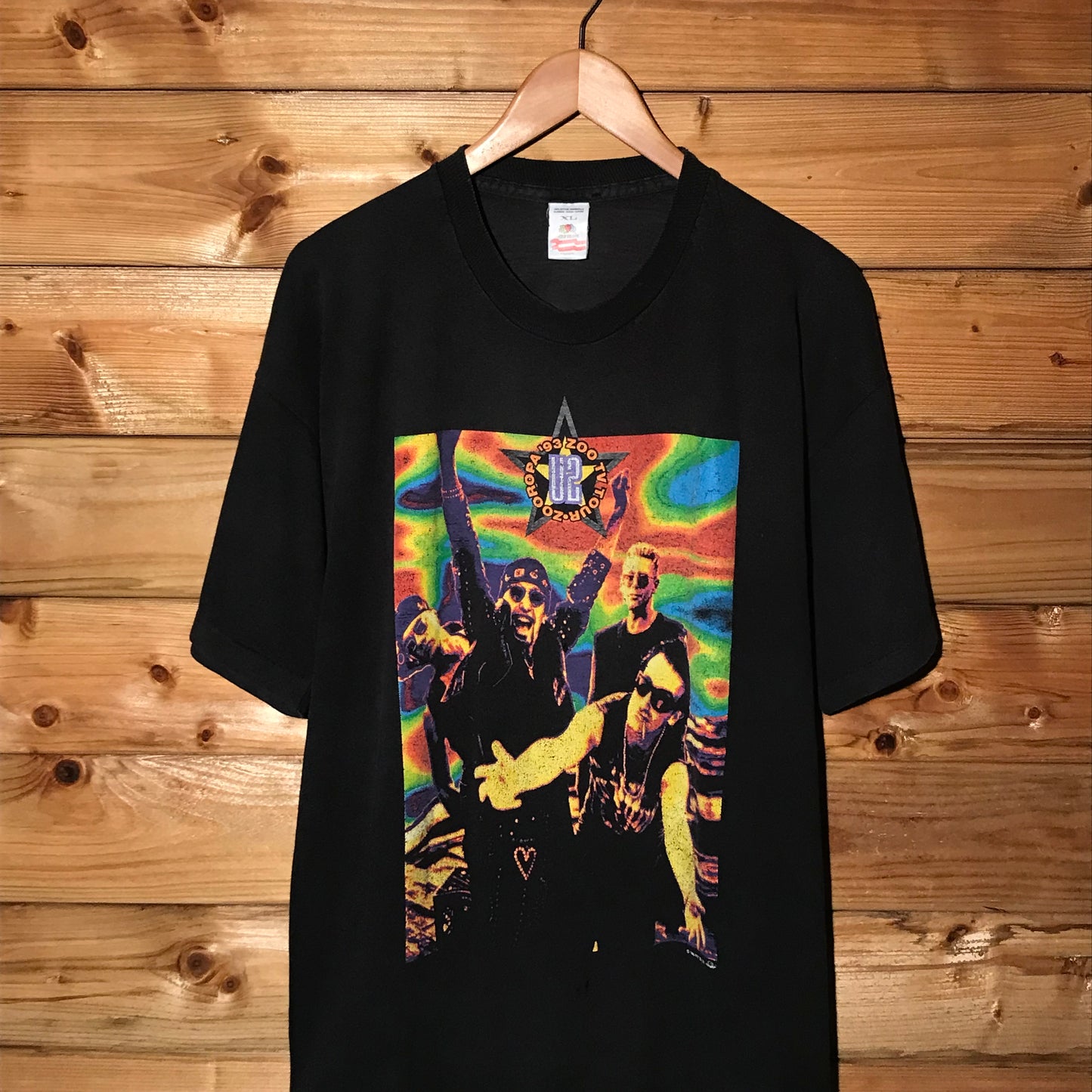 1993 U2 Zoo TV Zooropa Europe Tour t shirt