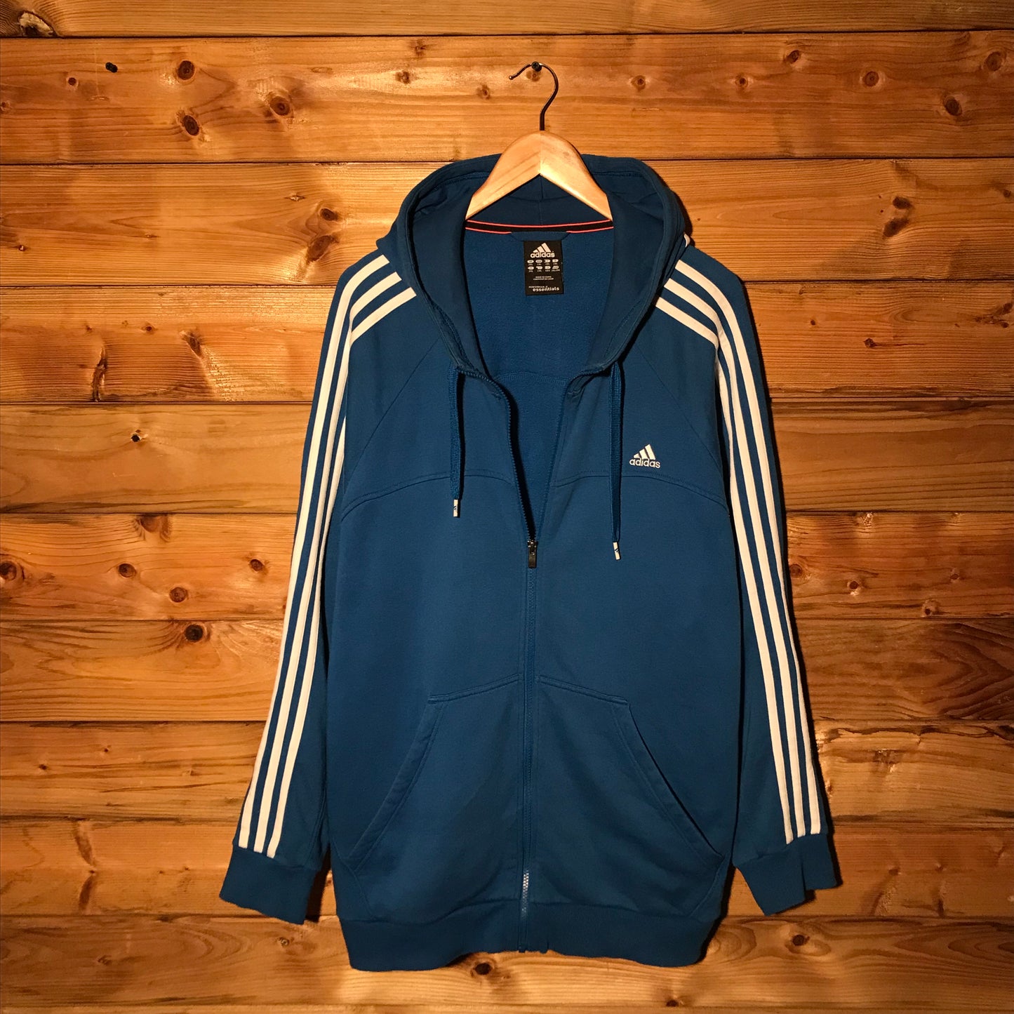 2013 Adidas Performance Striped zip up hoodie