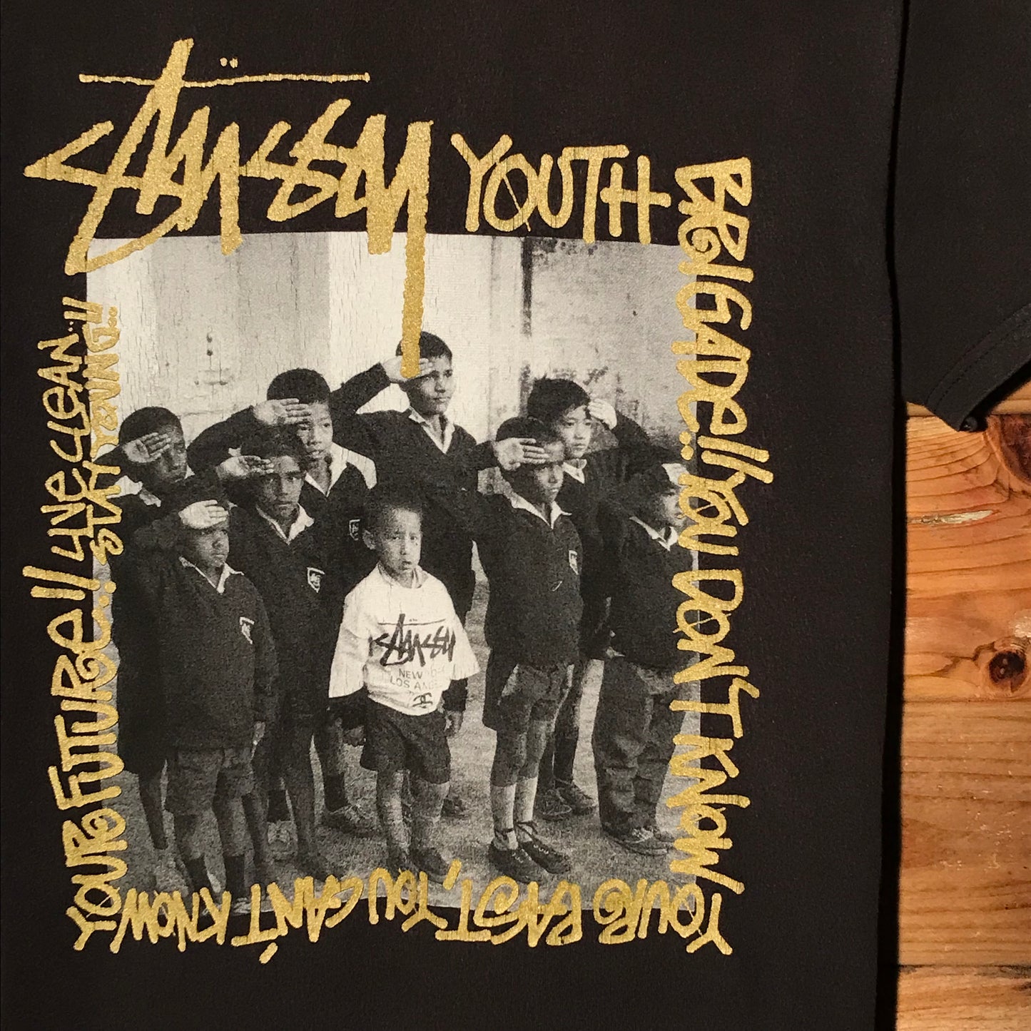 Stüssy Tribe Exclusive Youth Brigade Photo t shirt