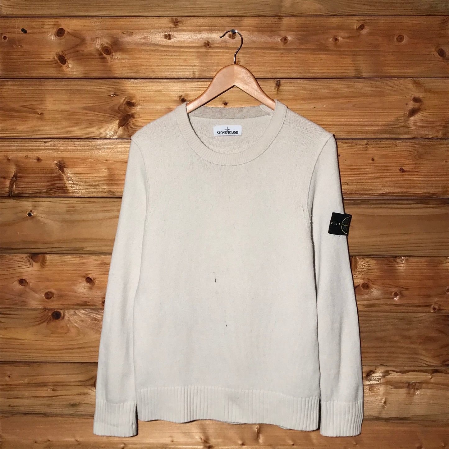 Stone Island wool knit sweatshirt