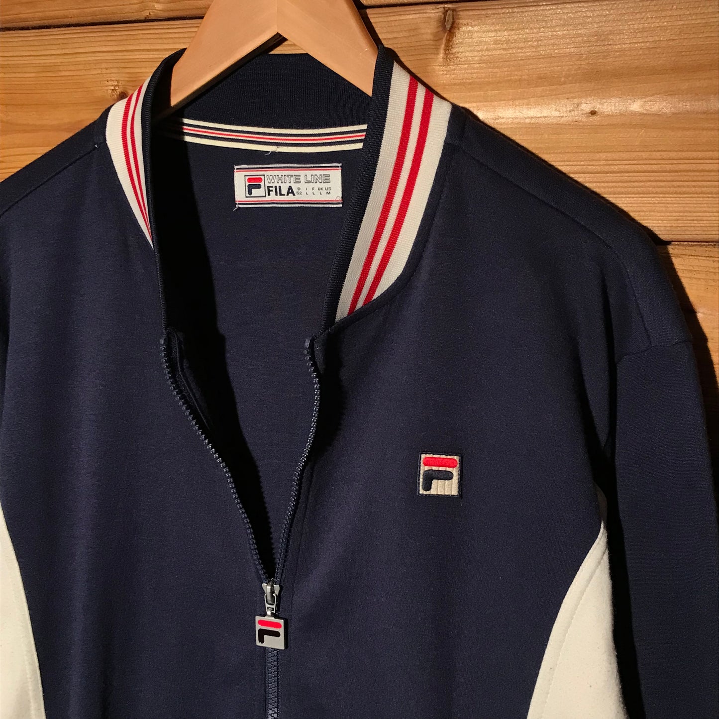 Fila White Line zip up track jacket