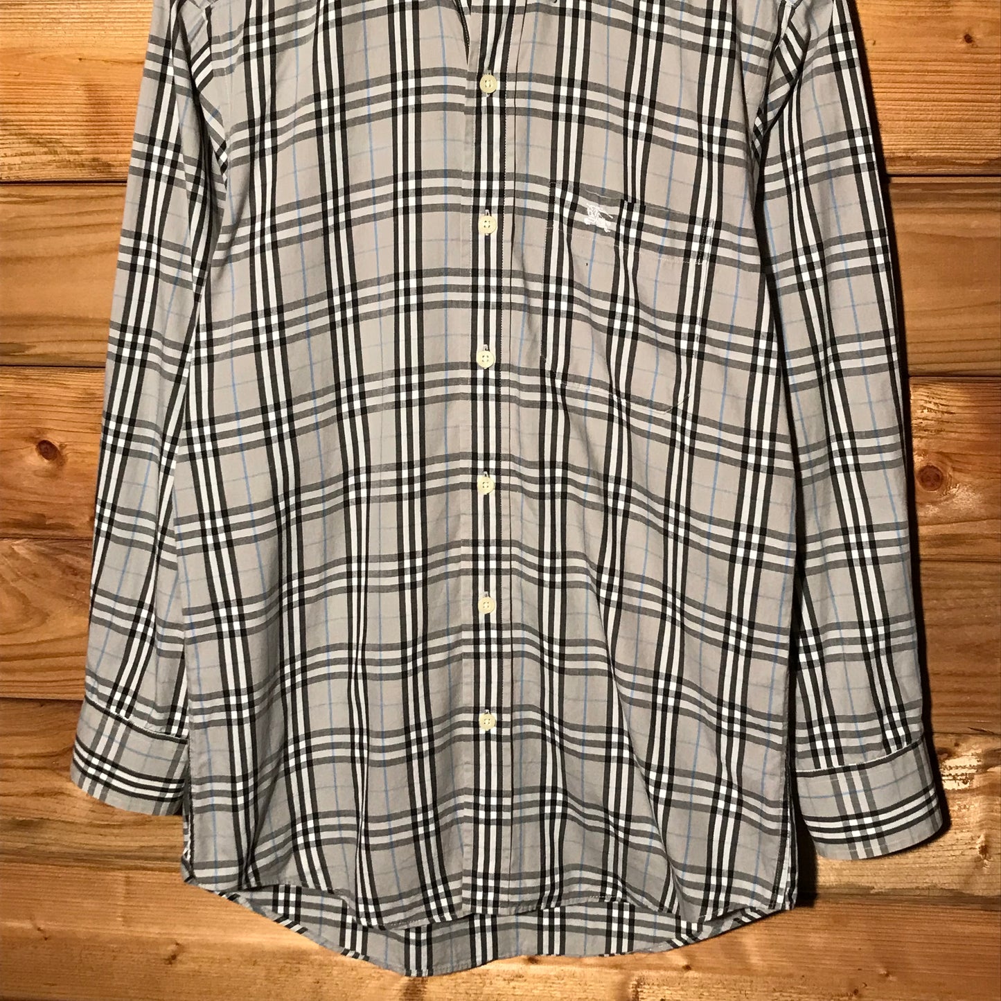 Burberry Nova Check Pattern long sleeve button up shirt