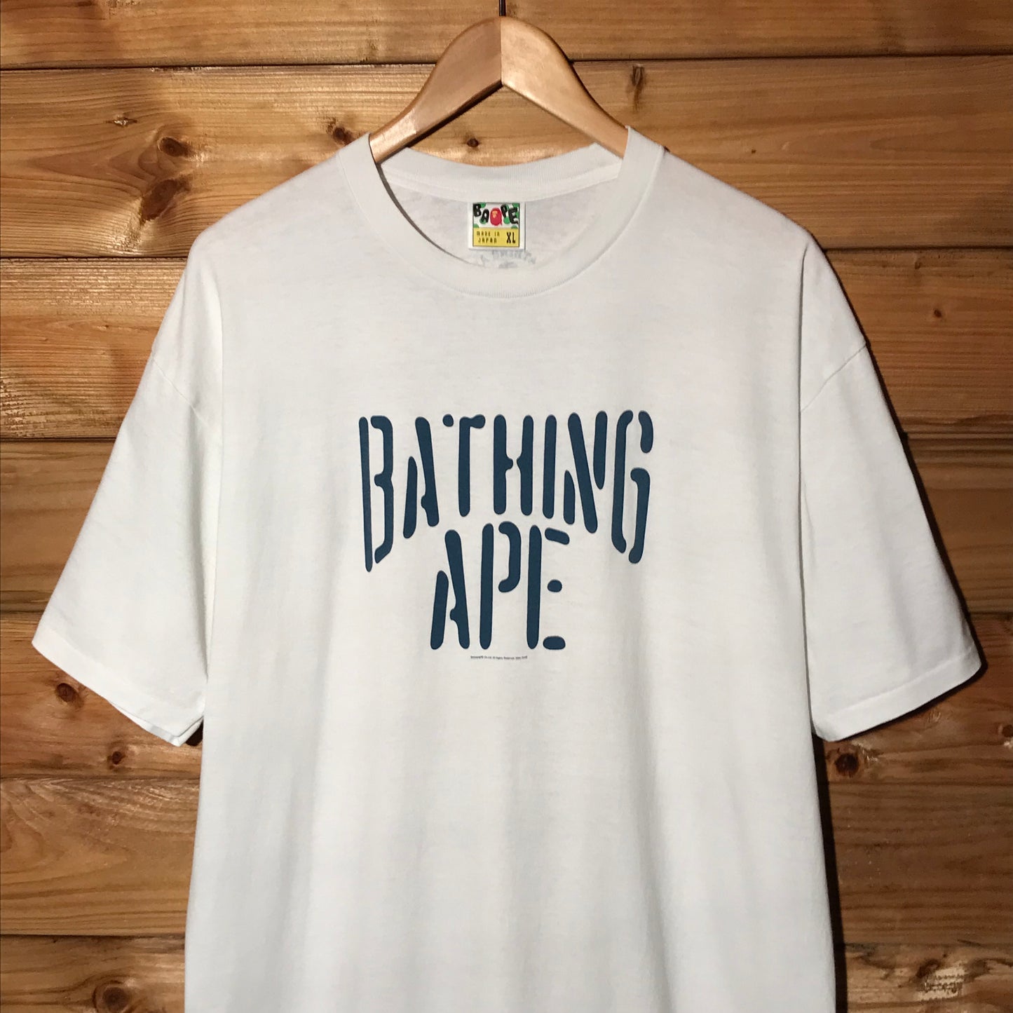 2008 Bape, A Bathing Ape Arc Centre Spellout t shirt