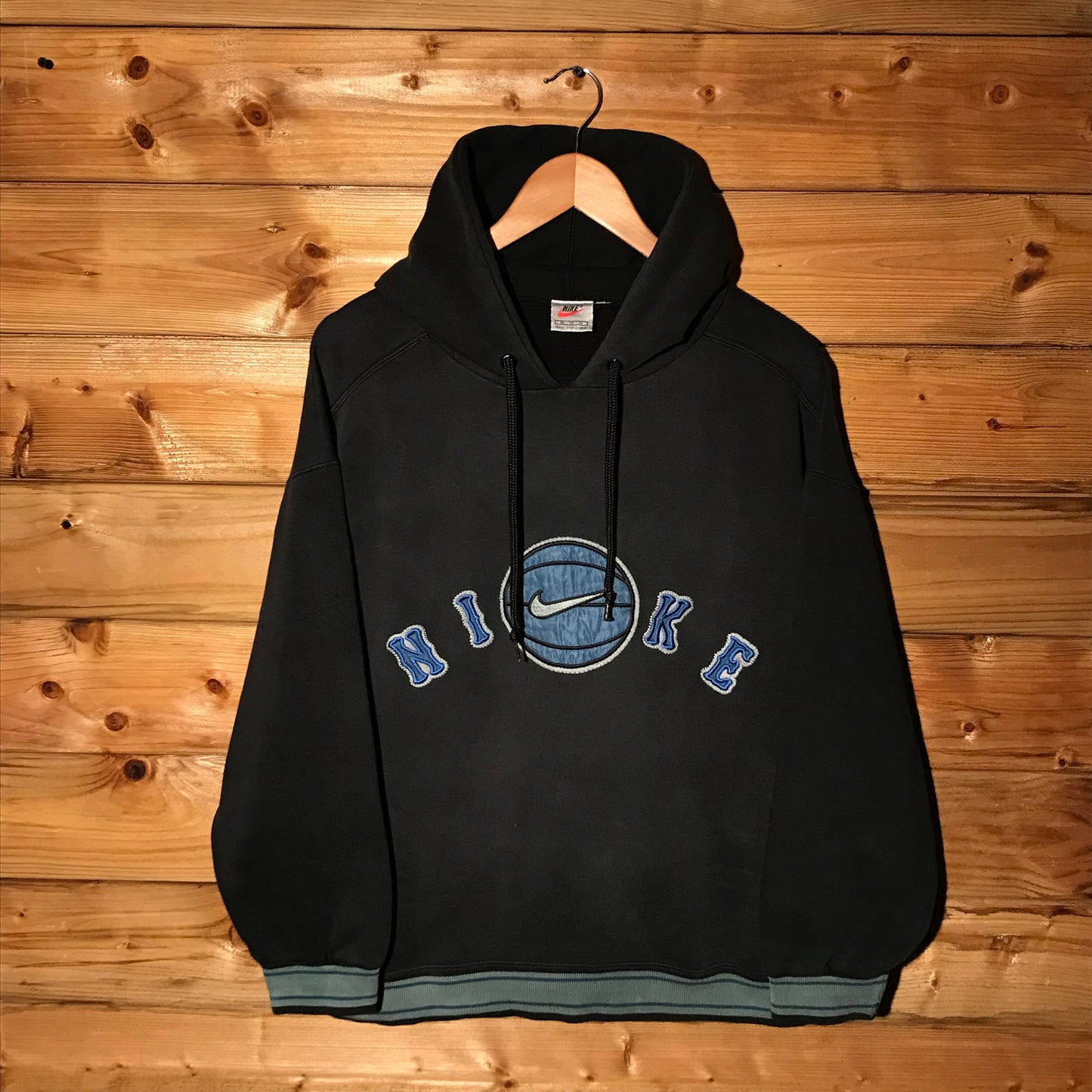 90s Nike Basketball Arc Spellout hoodie