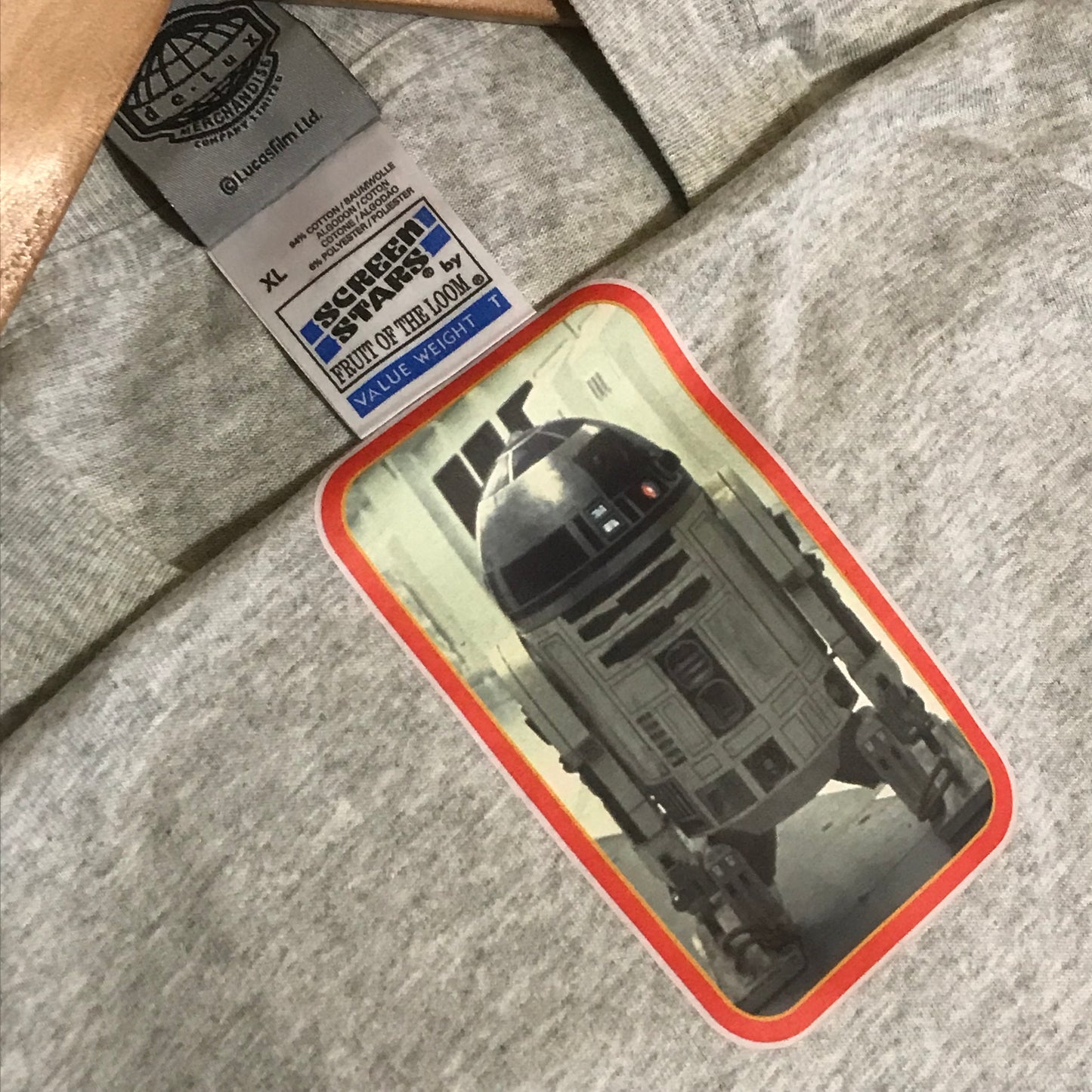 90s Star Wars Class of 77 R2D2 Photo t shirt