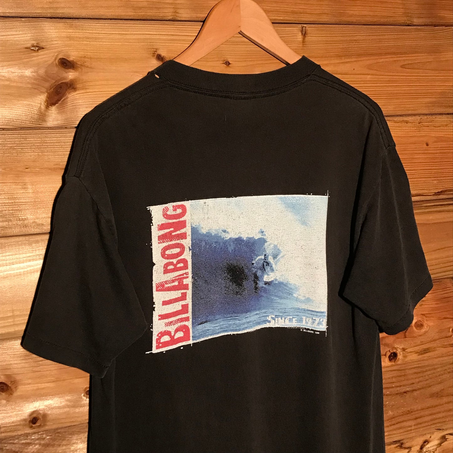 1996 Billabong Surfer Photo Centre Spellout t shirt