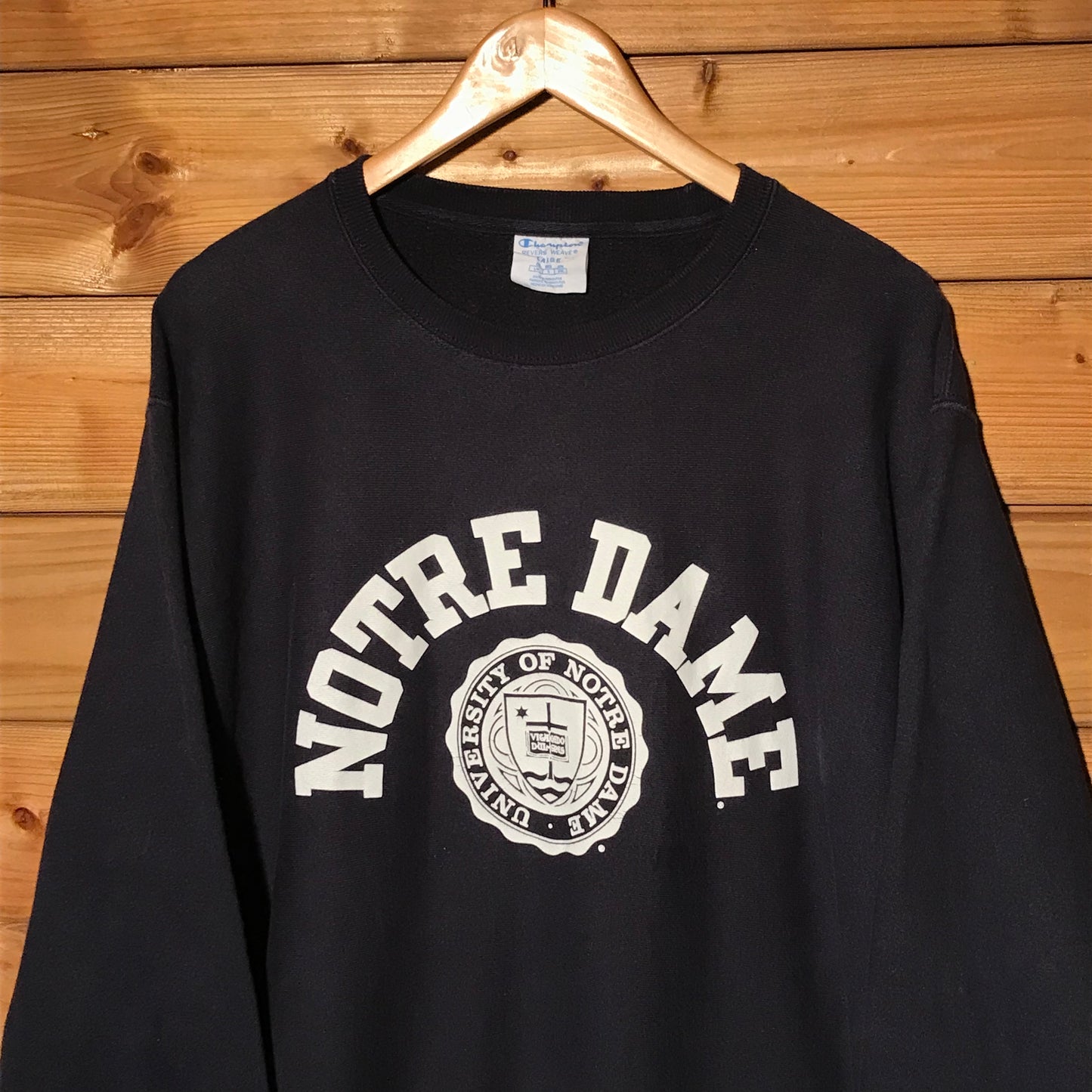 Champion Notre Dame Arc Spellout sweatshirt