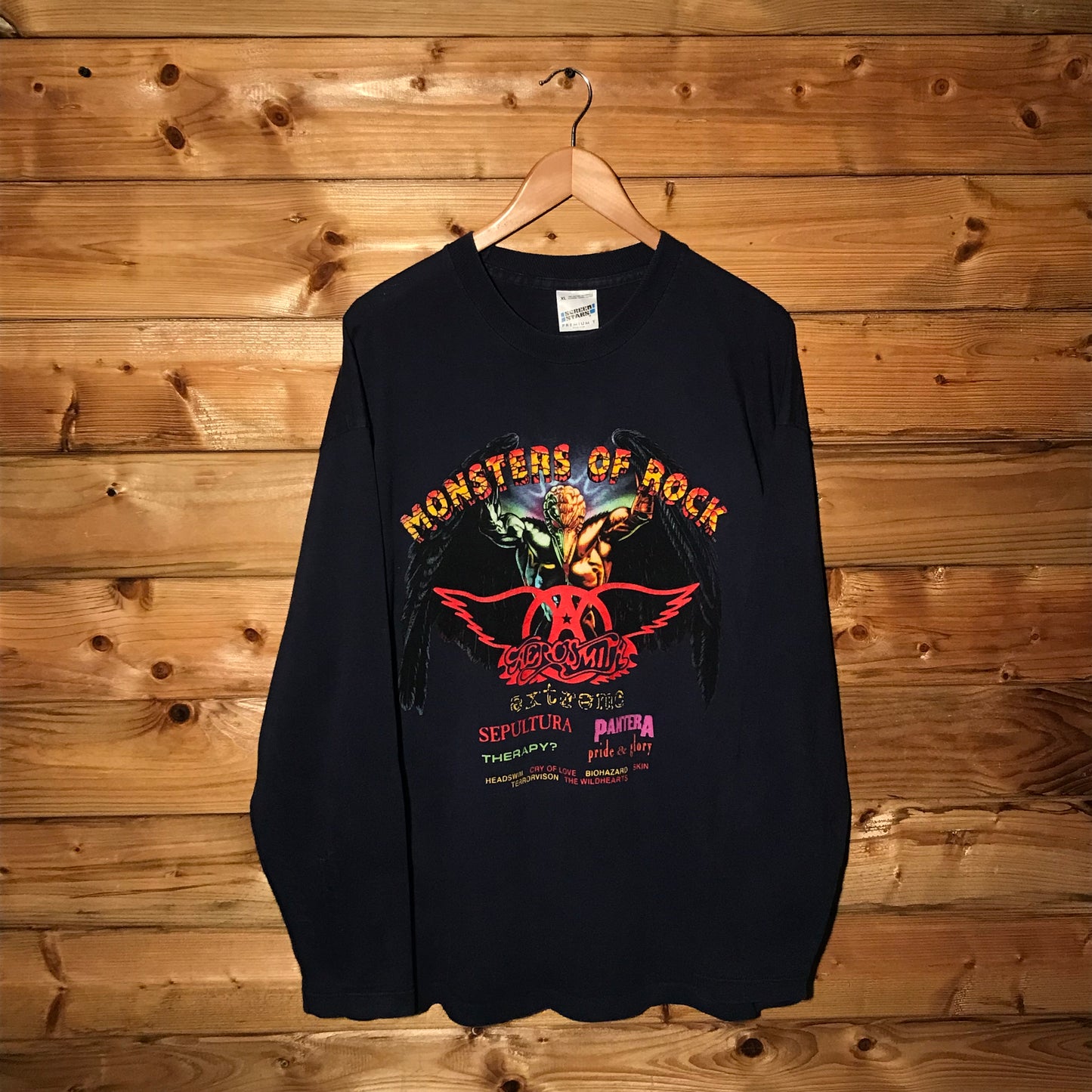 1994 Monsters Of Rock Festival Donington Park long sleeve t shirt