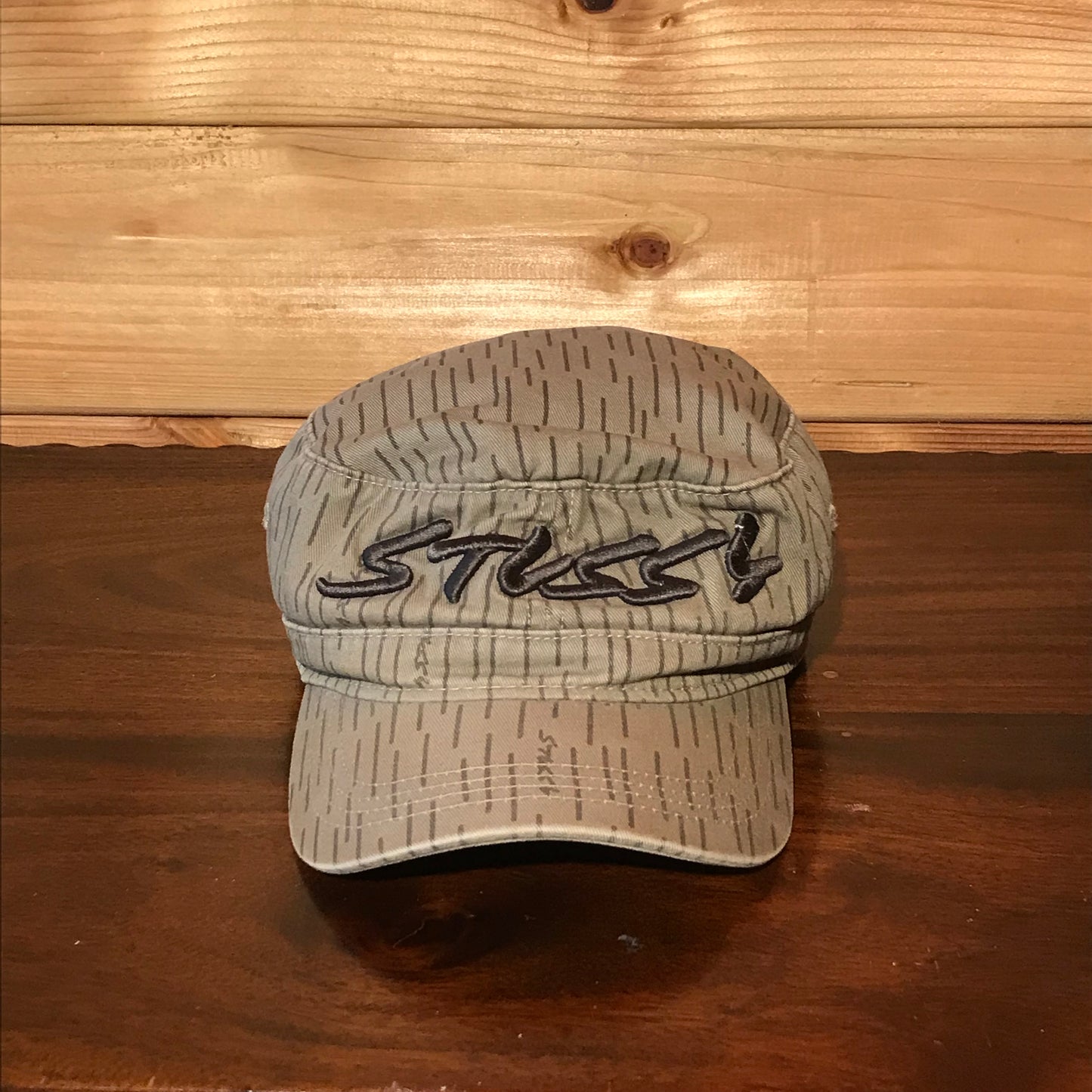 Stüssy x Futura Raindrop Camo Spellout cap