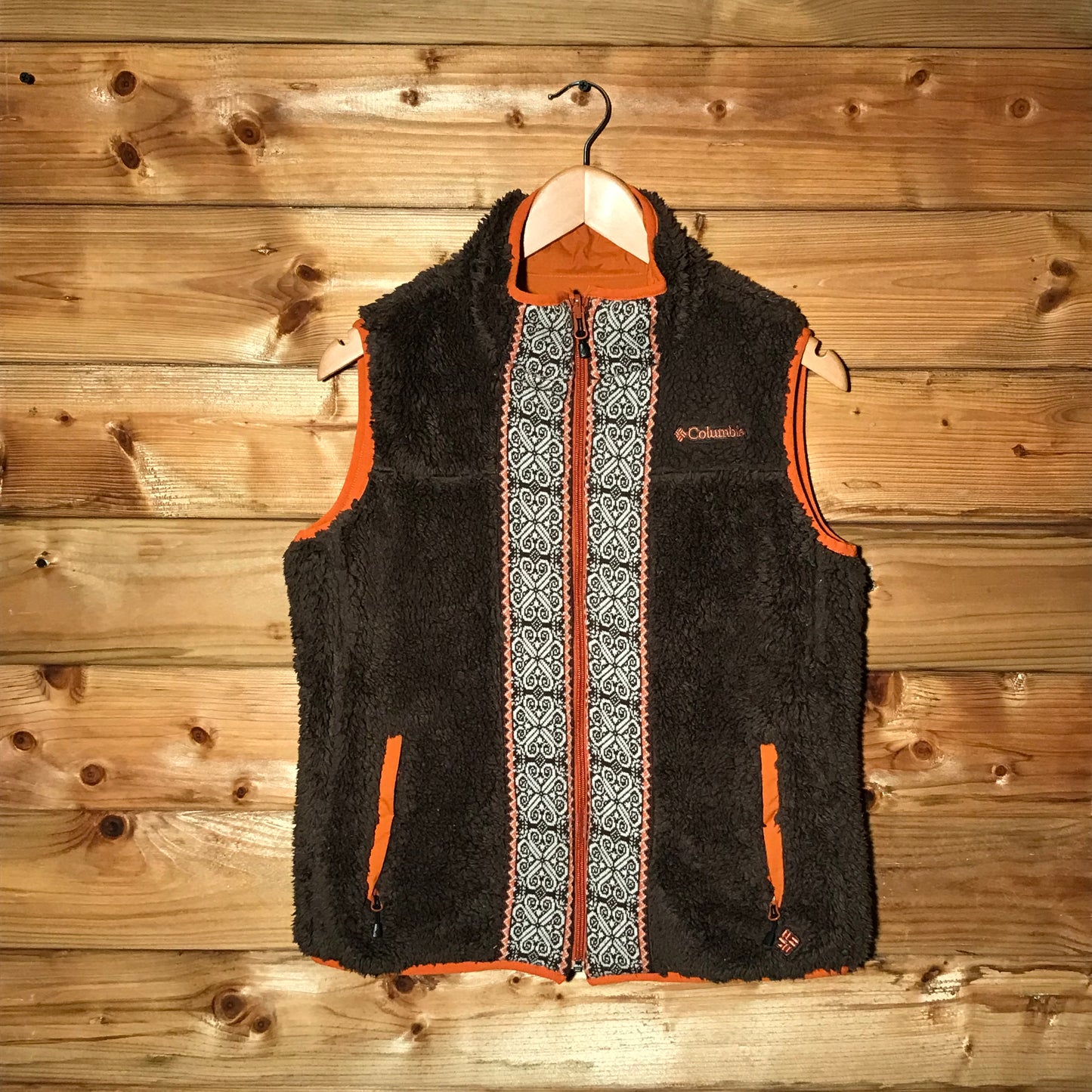 Columbia Omni-Shield Aztec Fleece Reversible gilet jacket