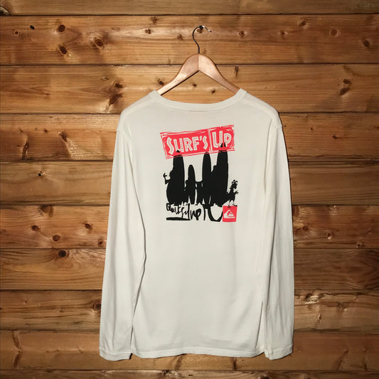 2007 Quiksilver Surf's Up Movie Promo long sleeve t shirt