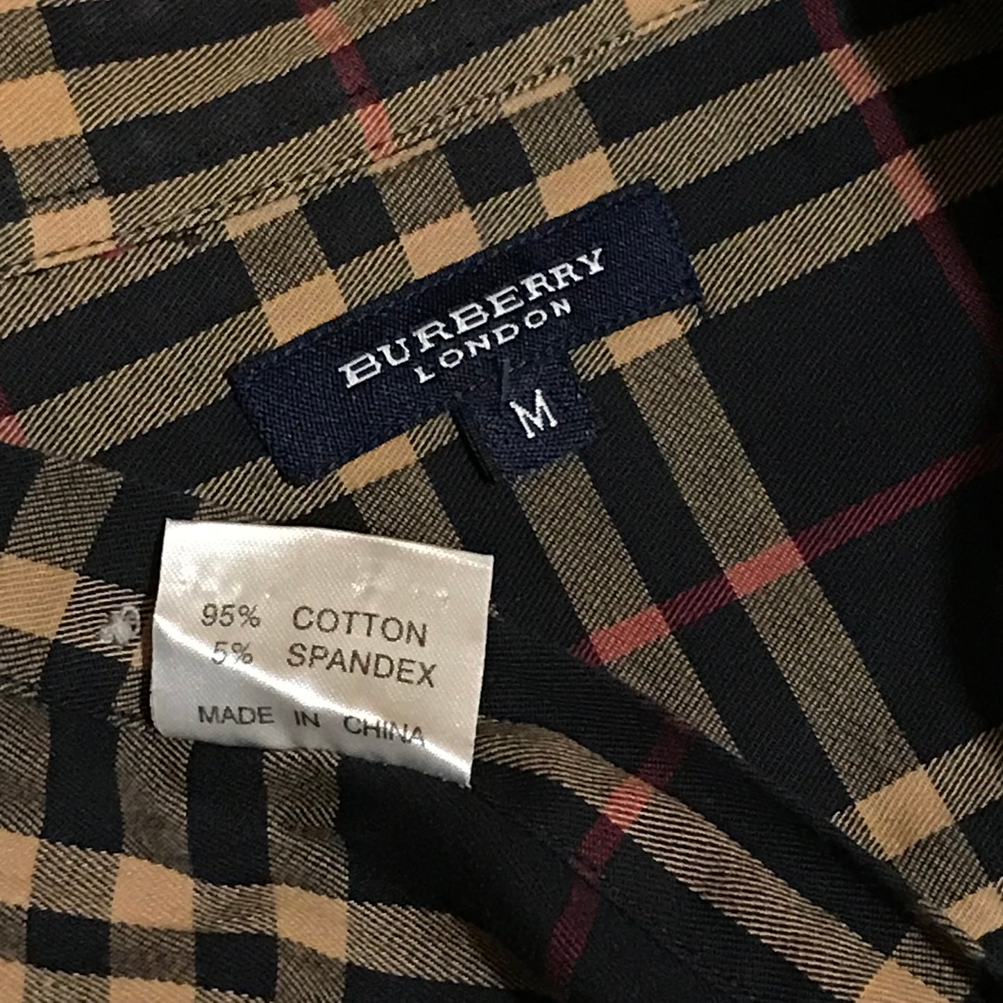 Burberry Nova Check Pattern short sleeve button up shirt