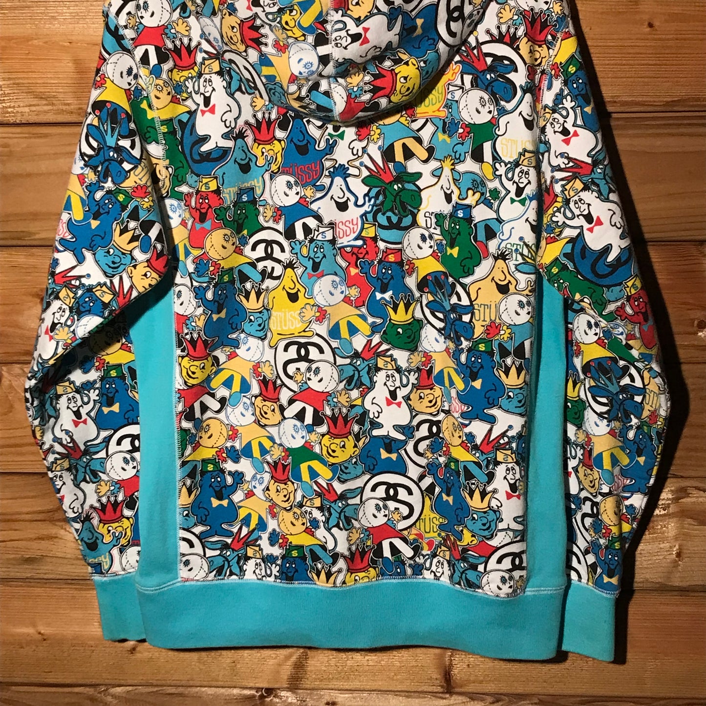 2007 Stüssy Headz Collection AOP zip up hoodie