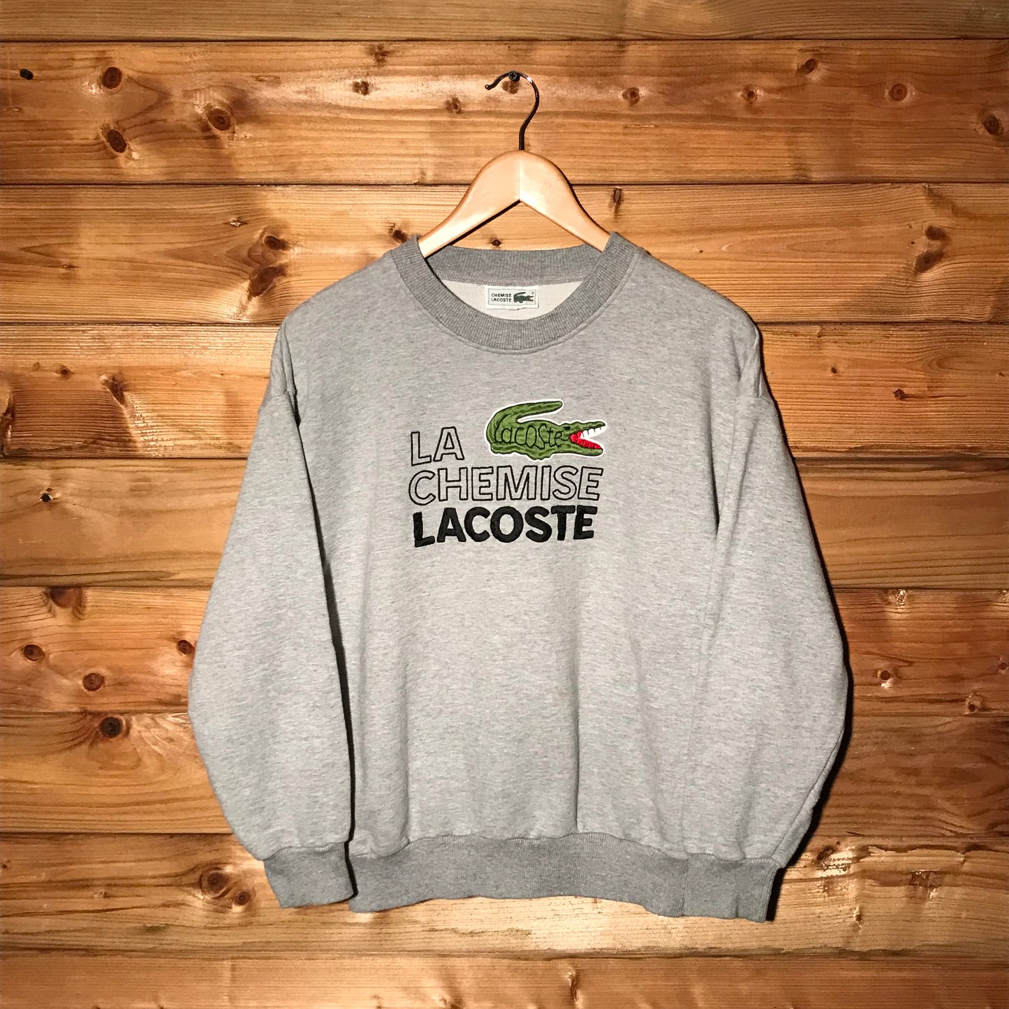 90s Lacoste La Chemise Spellout sweatshirt