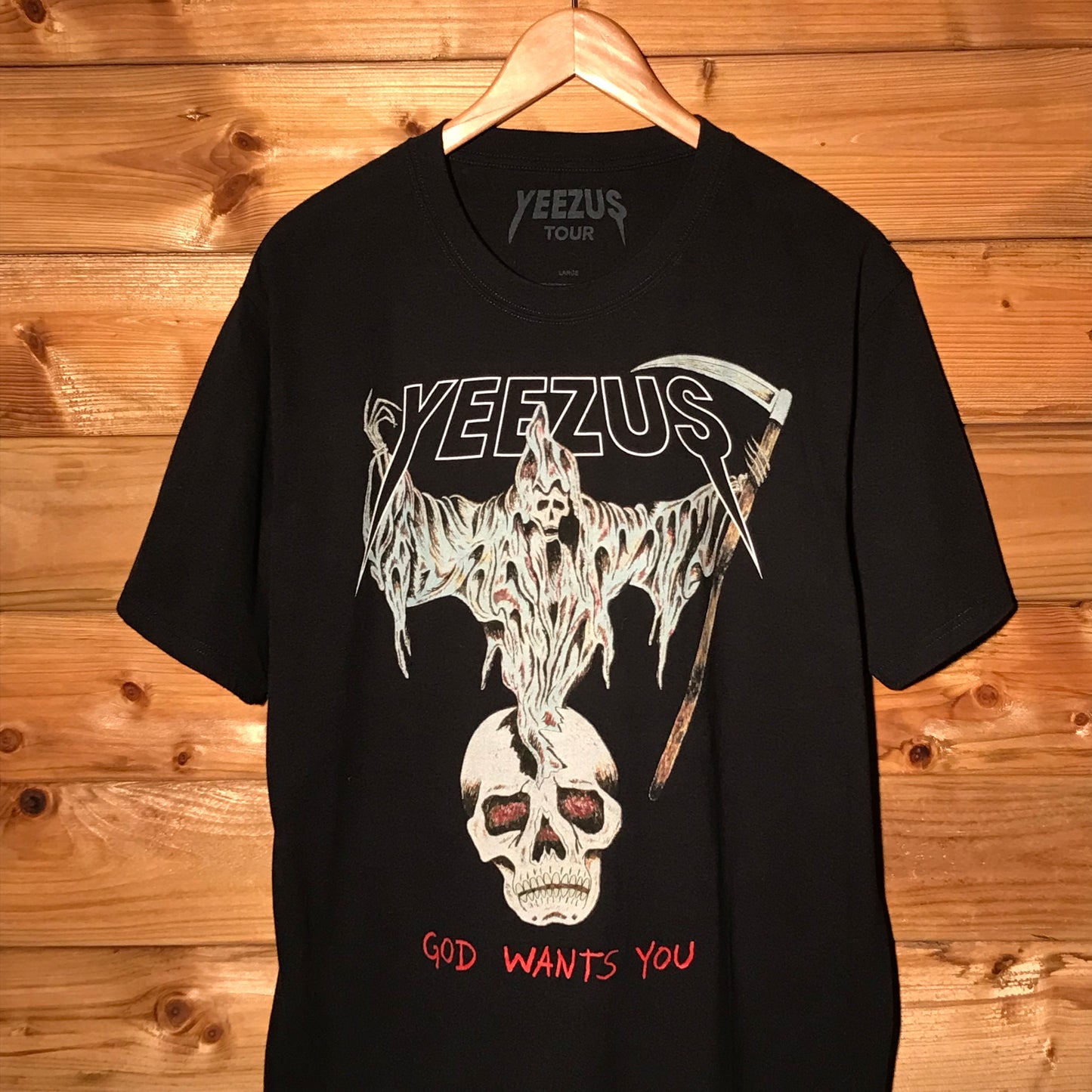 2013 Kanye West Yeezus Tour God Wants You t shirt