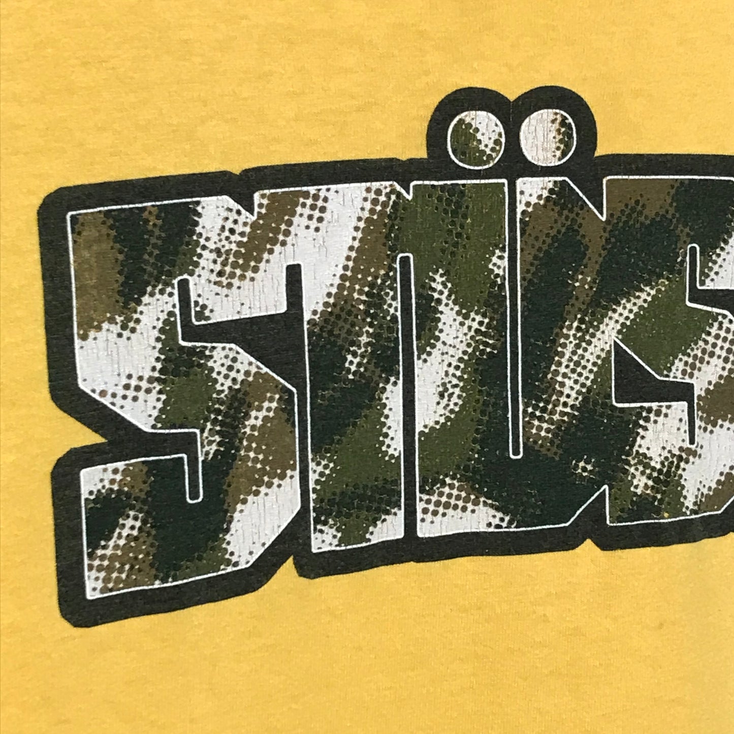 Stüssy Camo Block Spellout t shirt