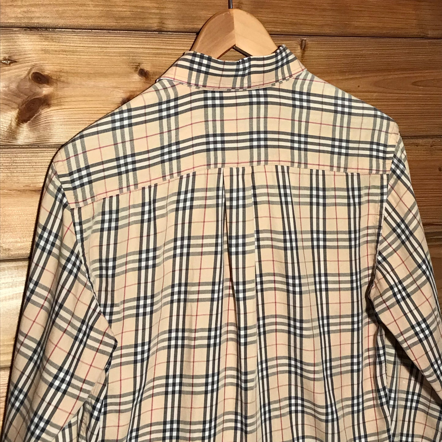 Burberry Nova Check Pattern long sleeve button up shirt