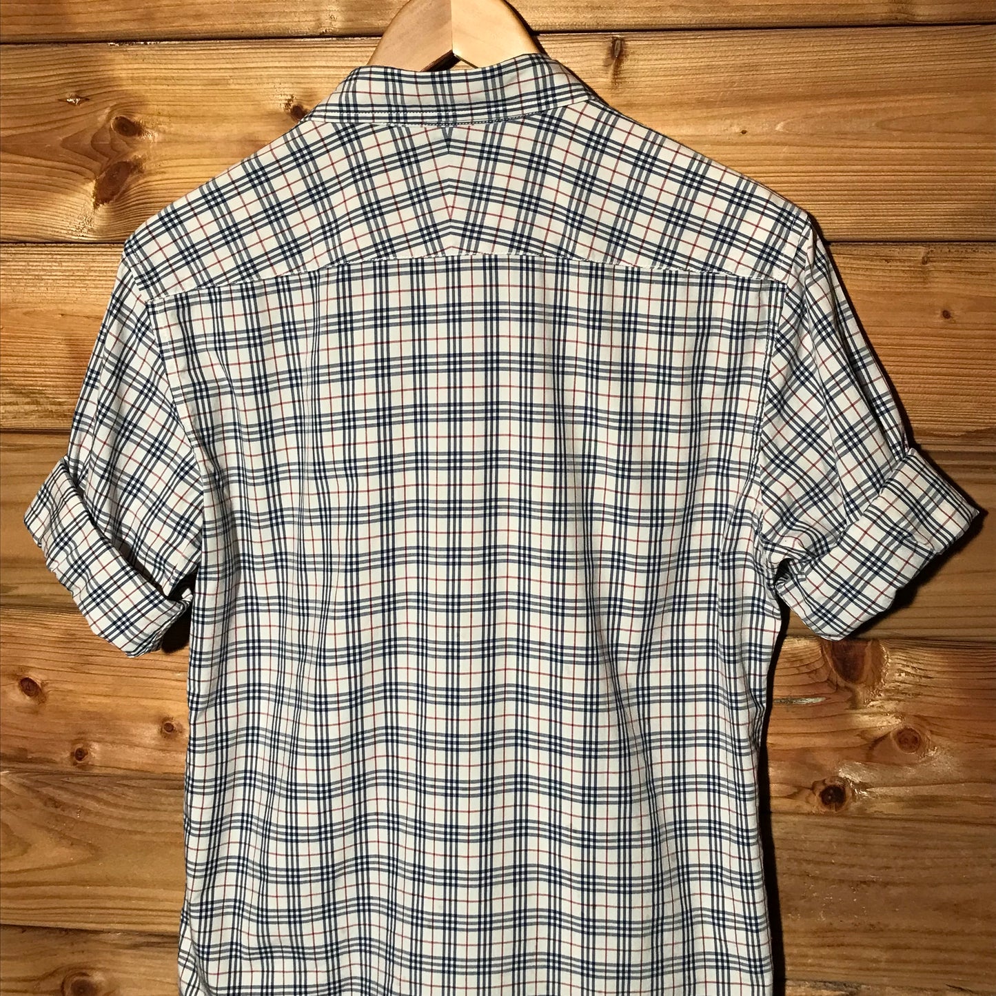 Burberry Black Label 3/4 sleeve button up shirt