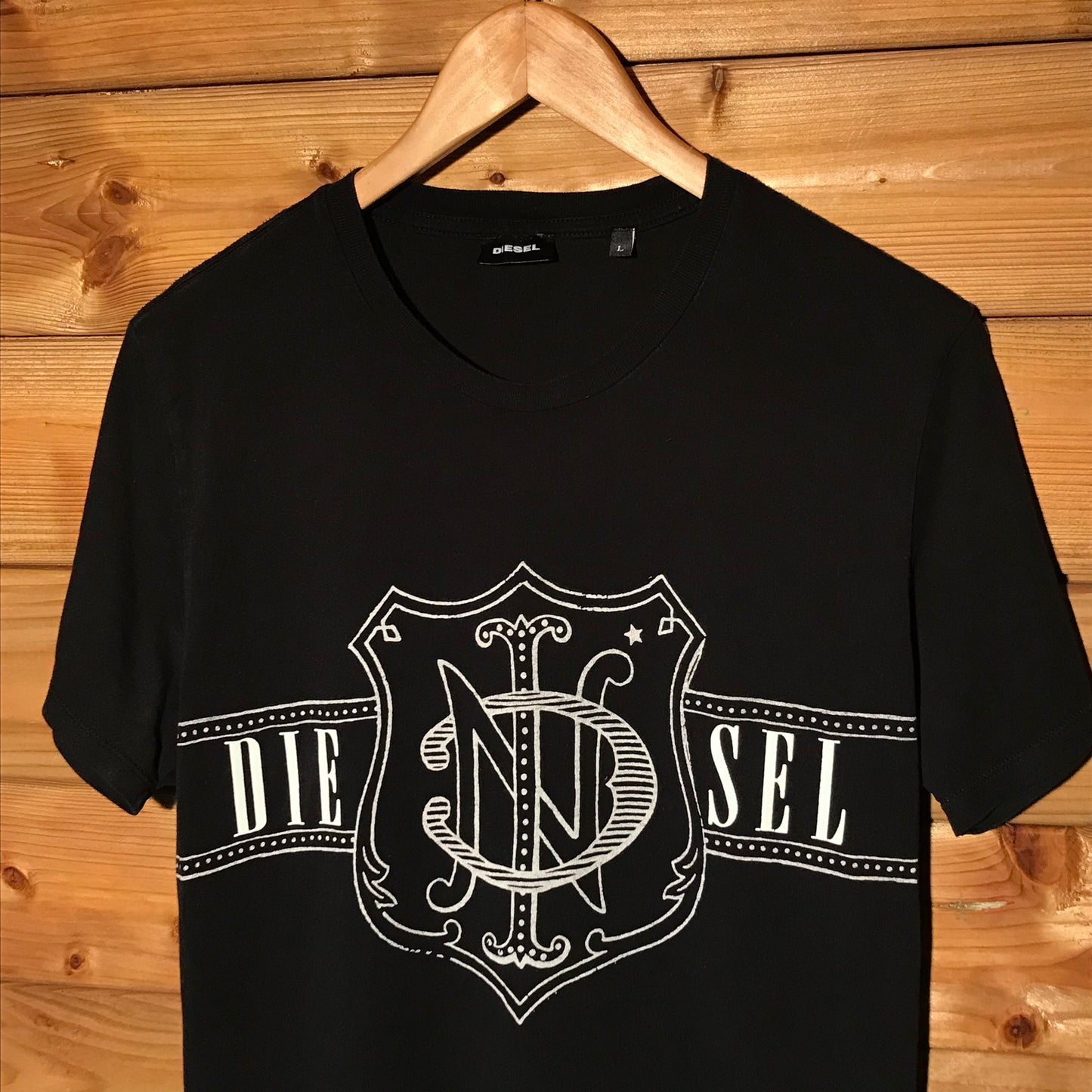 Diesel Crest Spellout t shirt