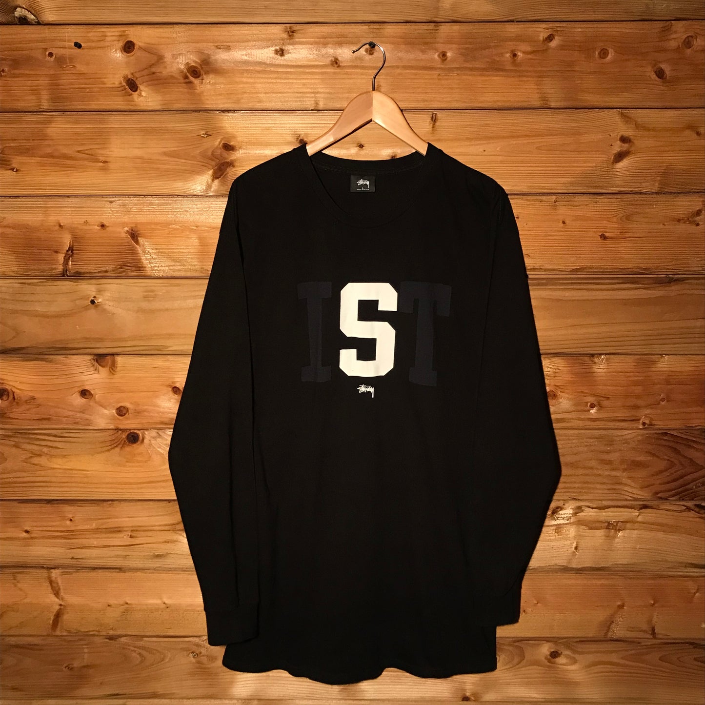 Stüssy IST Mini Centre Script Spellout long sleeve t shirt