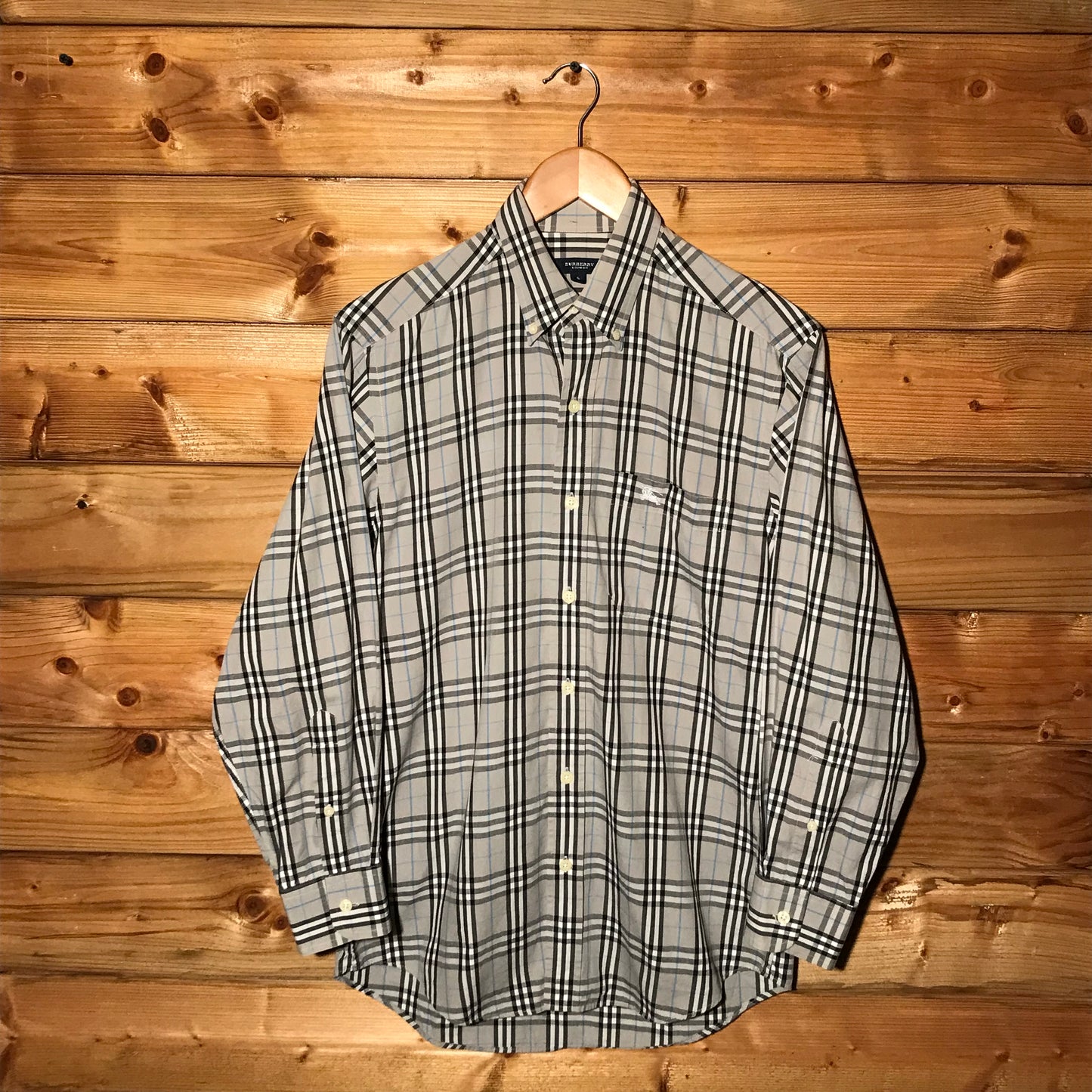 Burberry Nova Check Pattern long sleeve button up shirt