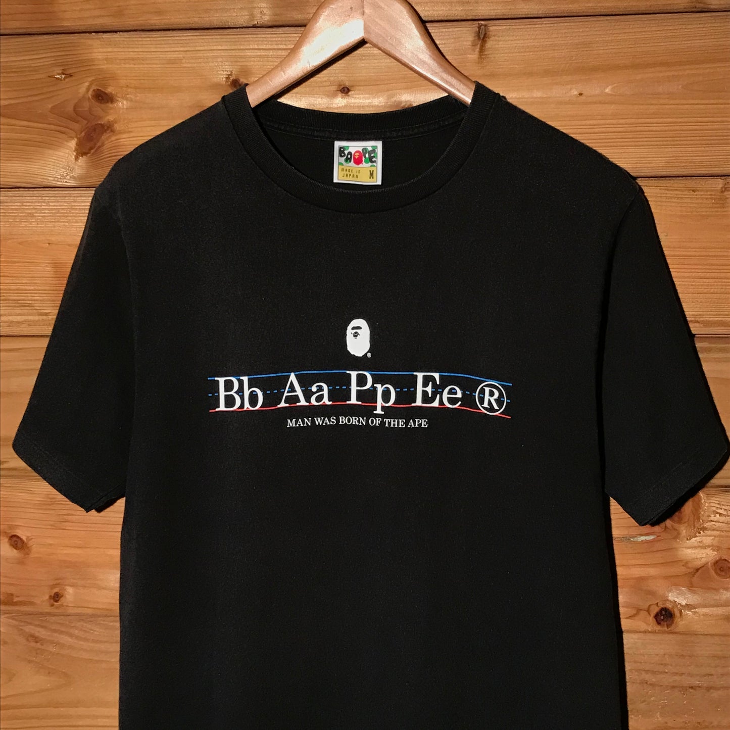 Bape, A Bathing Ape Spelling Spellout t shirt