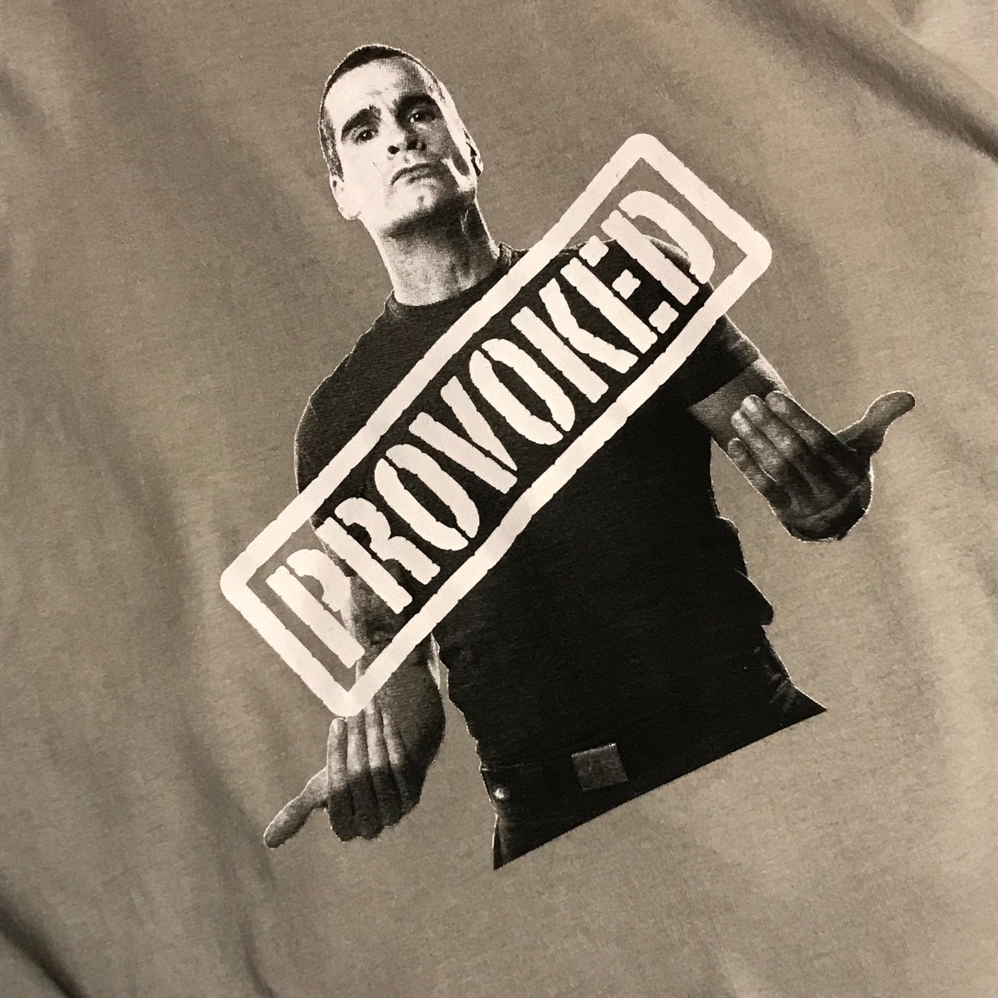 2008 Henry Rollins Provoked Tour Signed t shirt