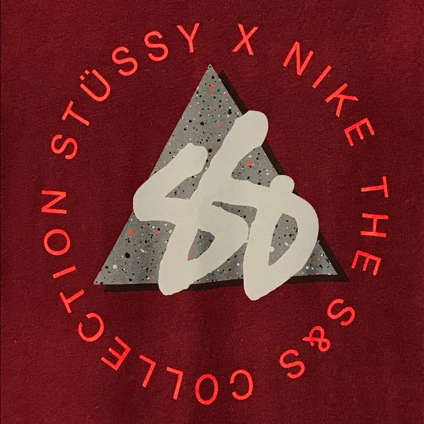 2012 Stüssy x Nike S&S Centre Spellout t shirt