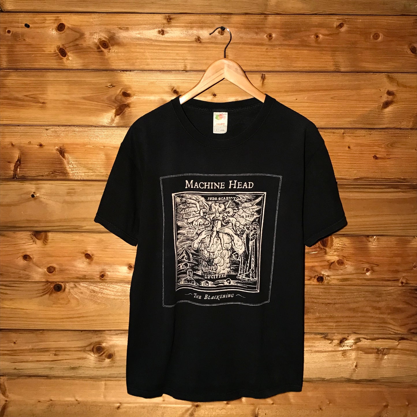 2009 Machine Head The Blackening Continues Europe Tour t shirt