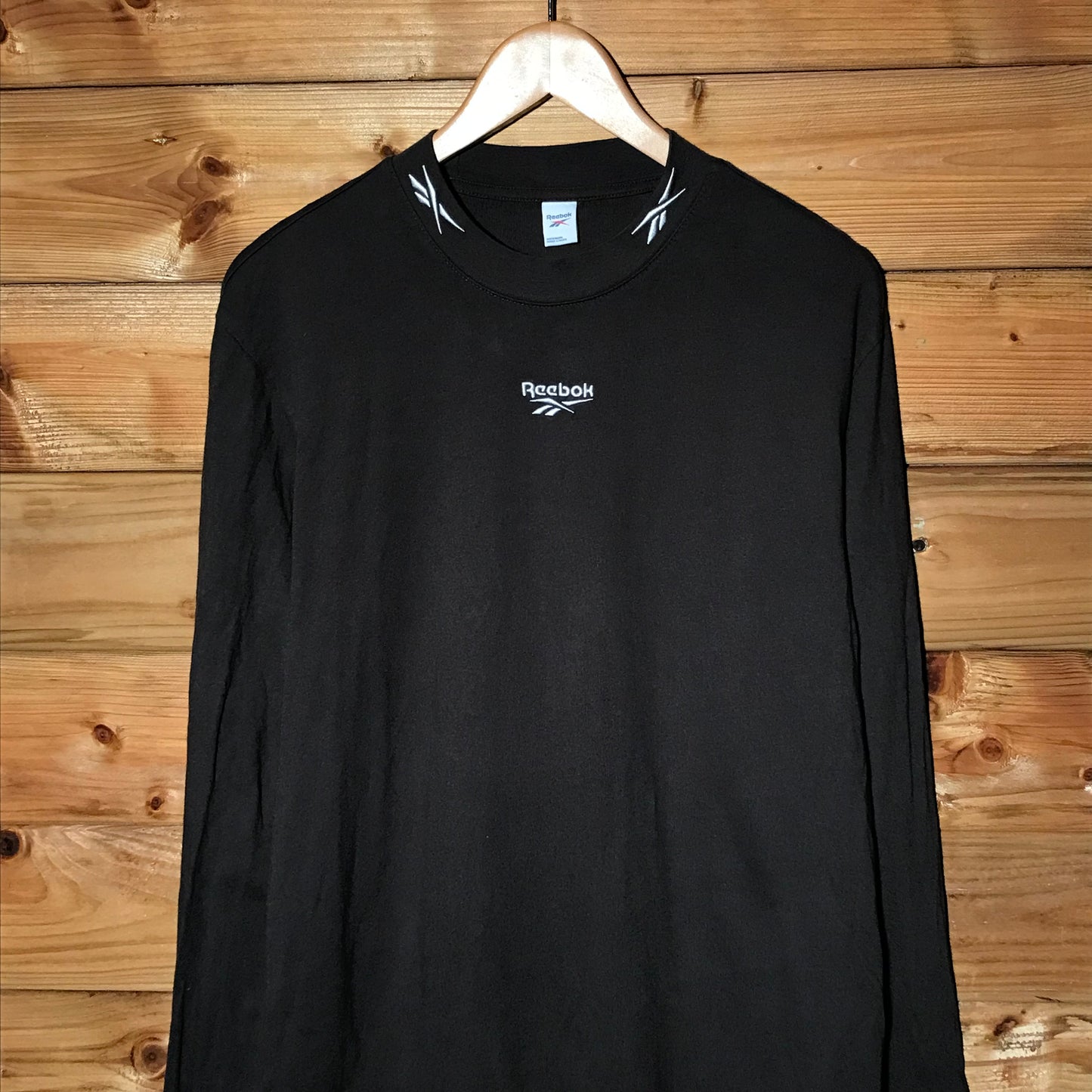 Reebok Centre Spellout long sleeve t shirt