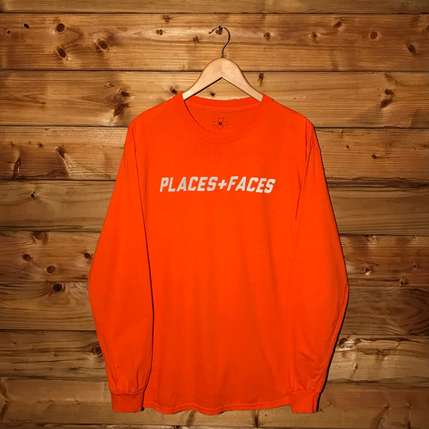 Places + Faces 3M Centre Spellout long sleeve t shirt