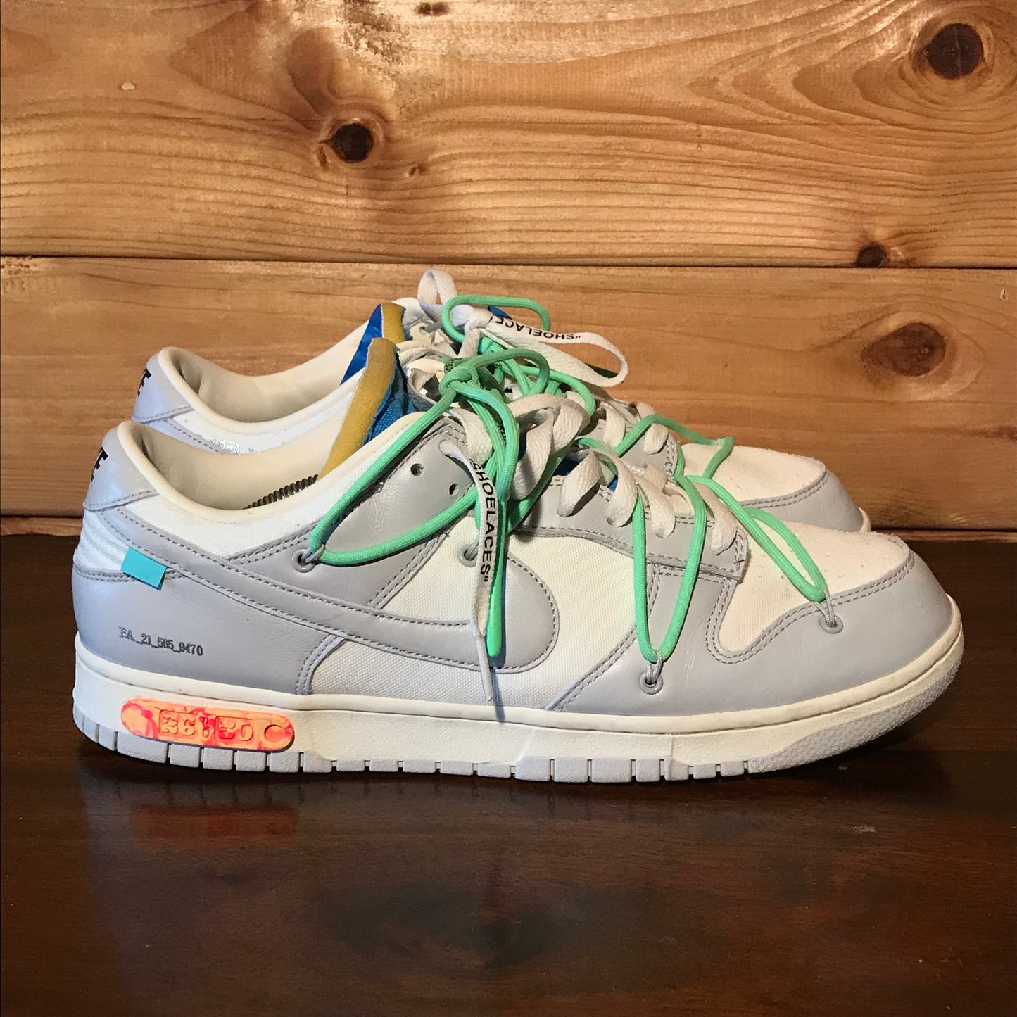 2021 Nike x Off White Dunk Low Lot 26