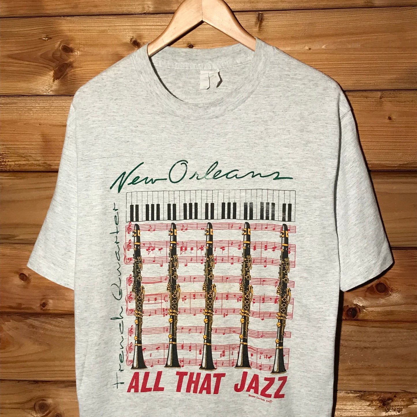 1990 New Orleans All That Jazz t shirt