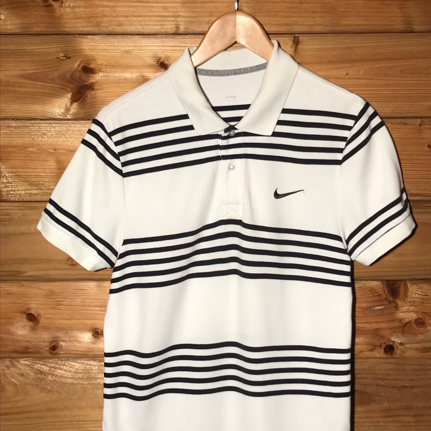 2011 Nike Multi Striped polo t shirt