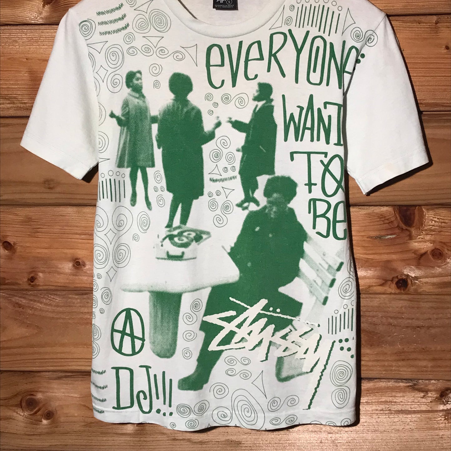 Stüssy Everyone Wants To Be A DJ Spellout t shirt