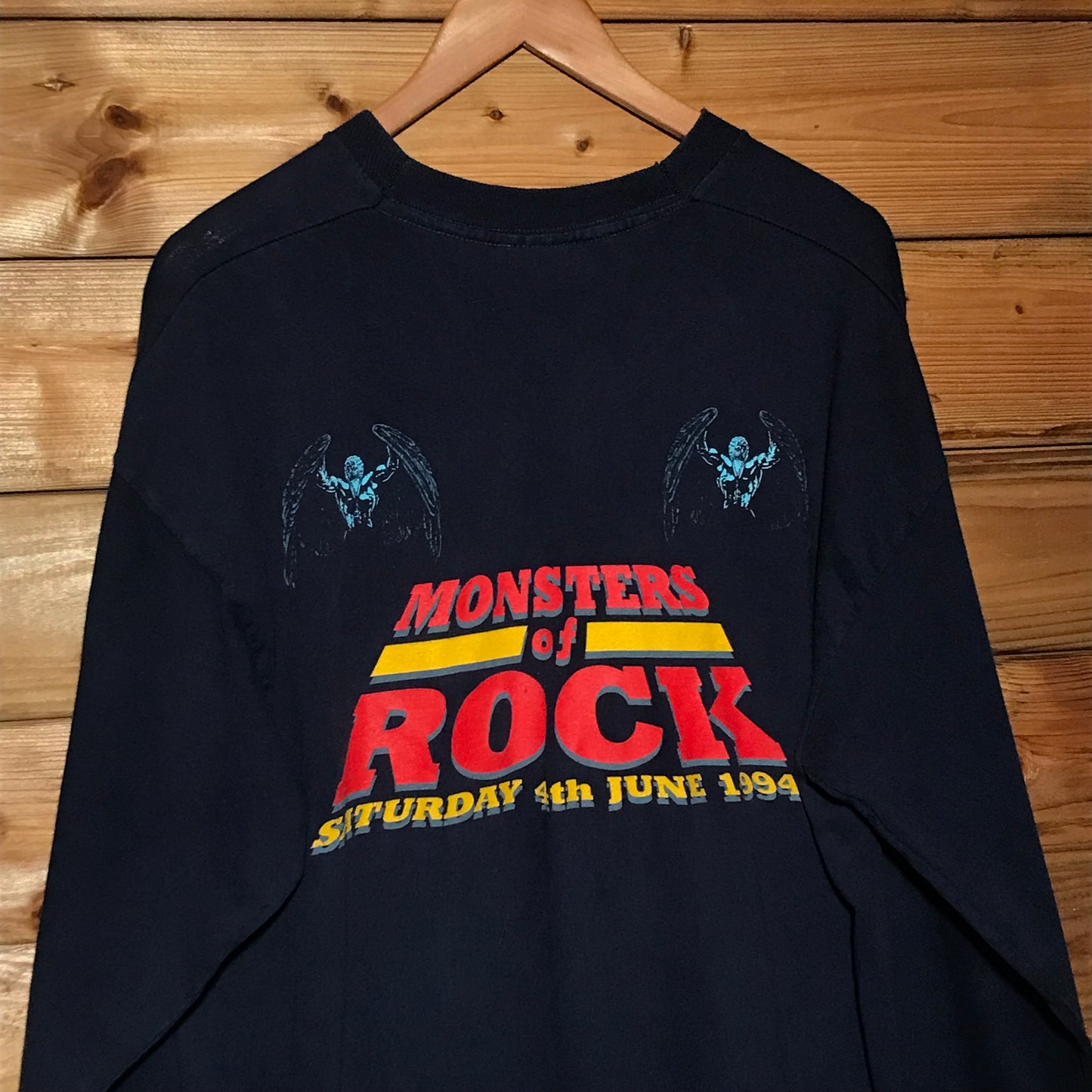 1994 Monsters Of Rock Festival Donington Park long sleeve t shirt