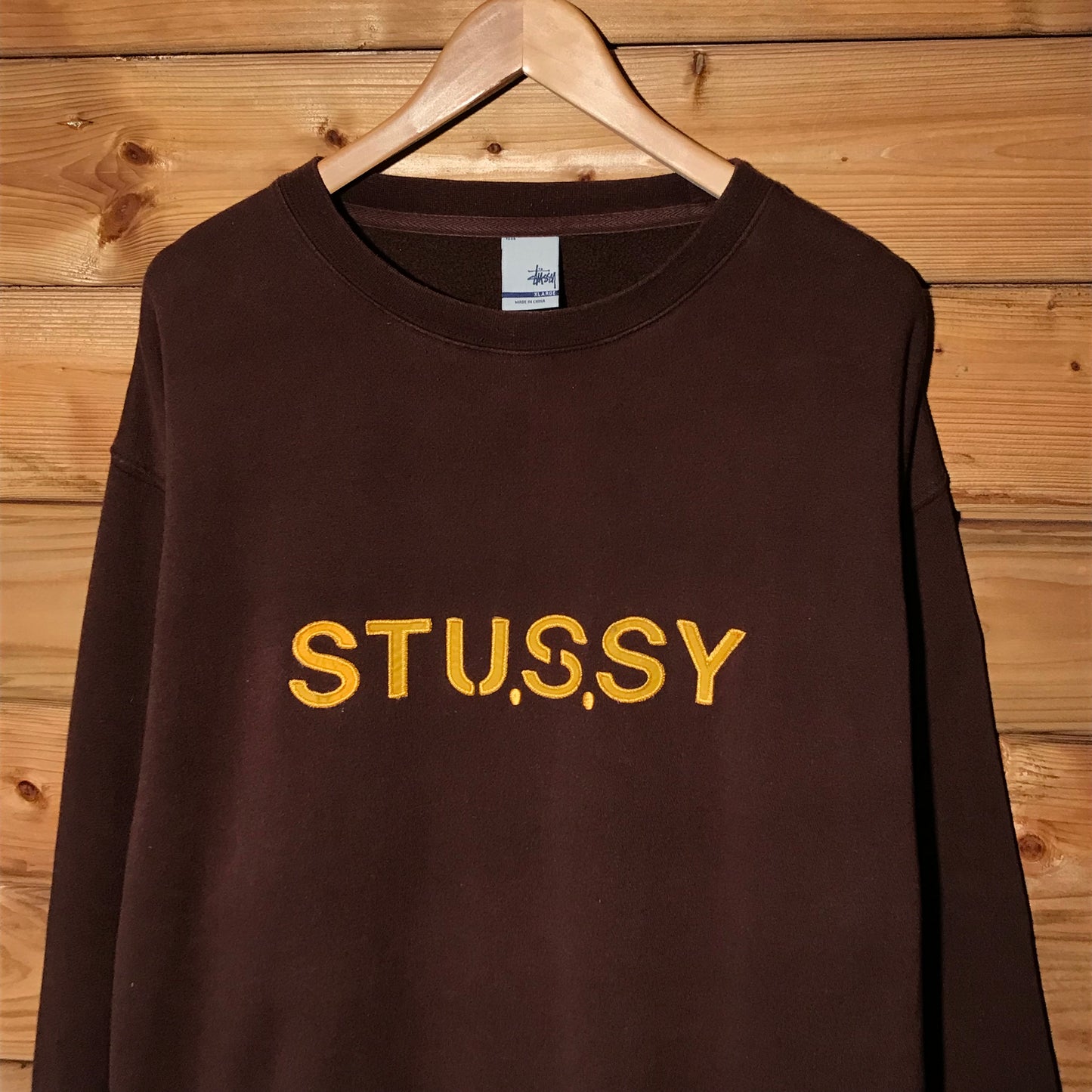 Stüssy Dotted Centre Spellout sweatshirt