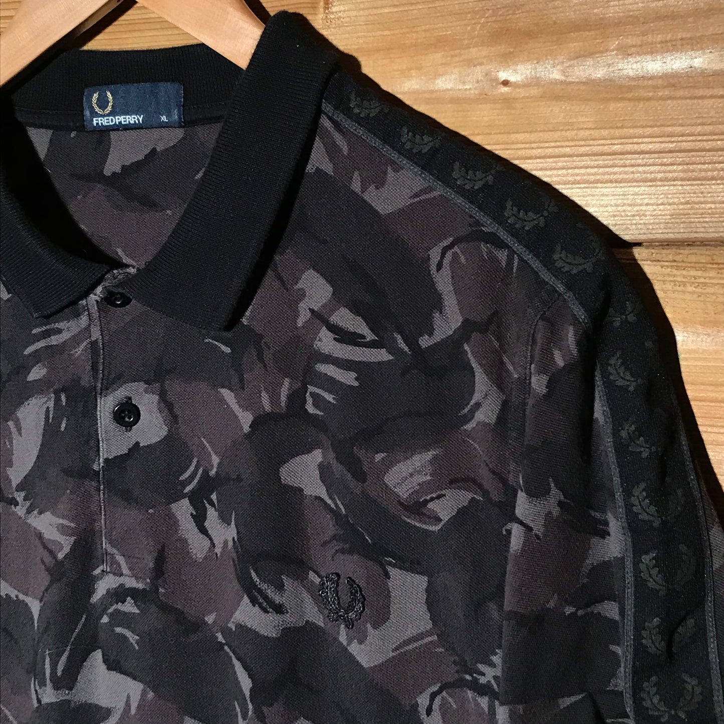 Fred Perry Camouflage polo t shirt