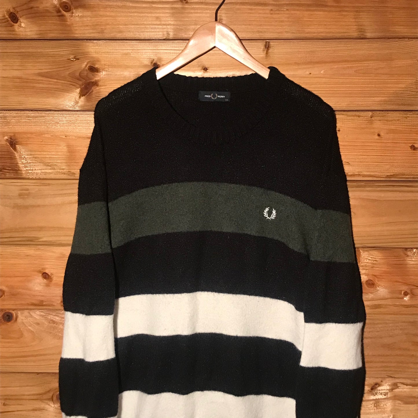 Fred Perry Striped knit sweatshirt