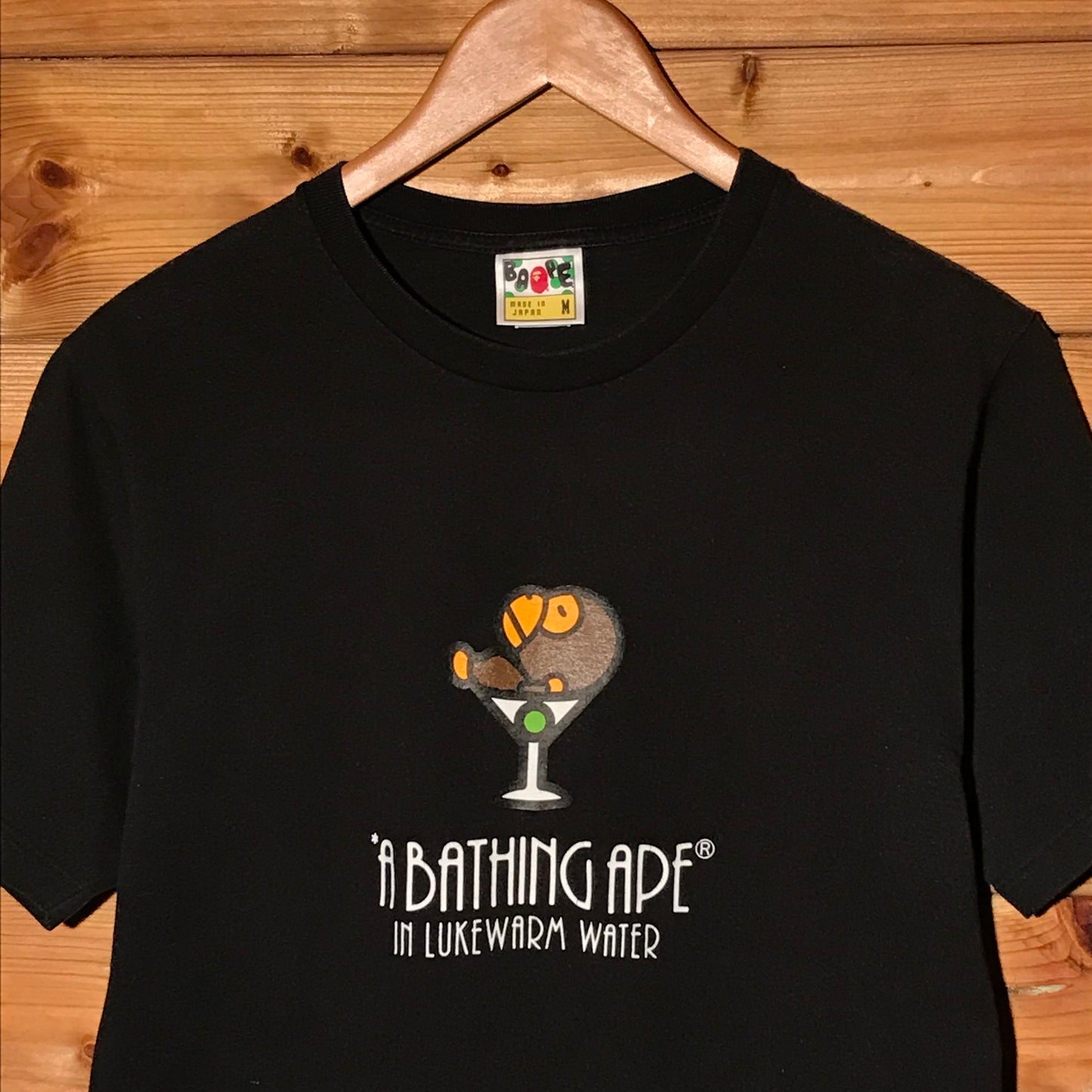 Baby Milo, A Bathing Ape Lukewarm Water Martini Glass t shirt