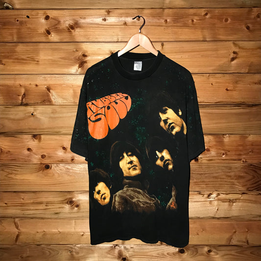 90s The Beatles Rubber Soul Album AOP t shirt