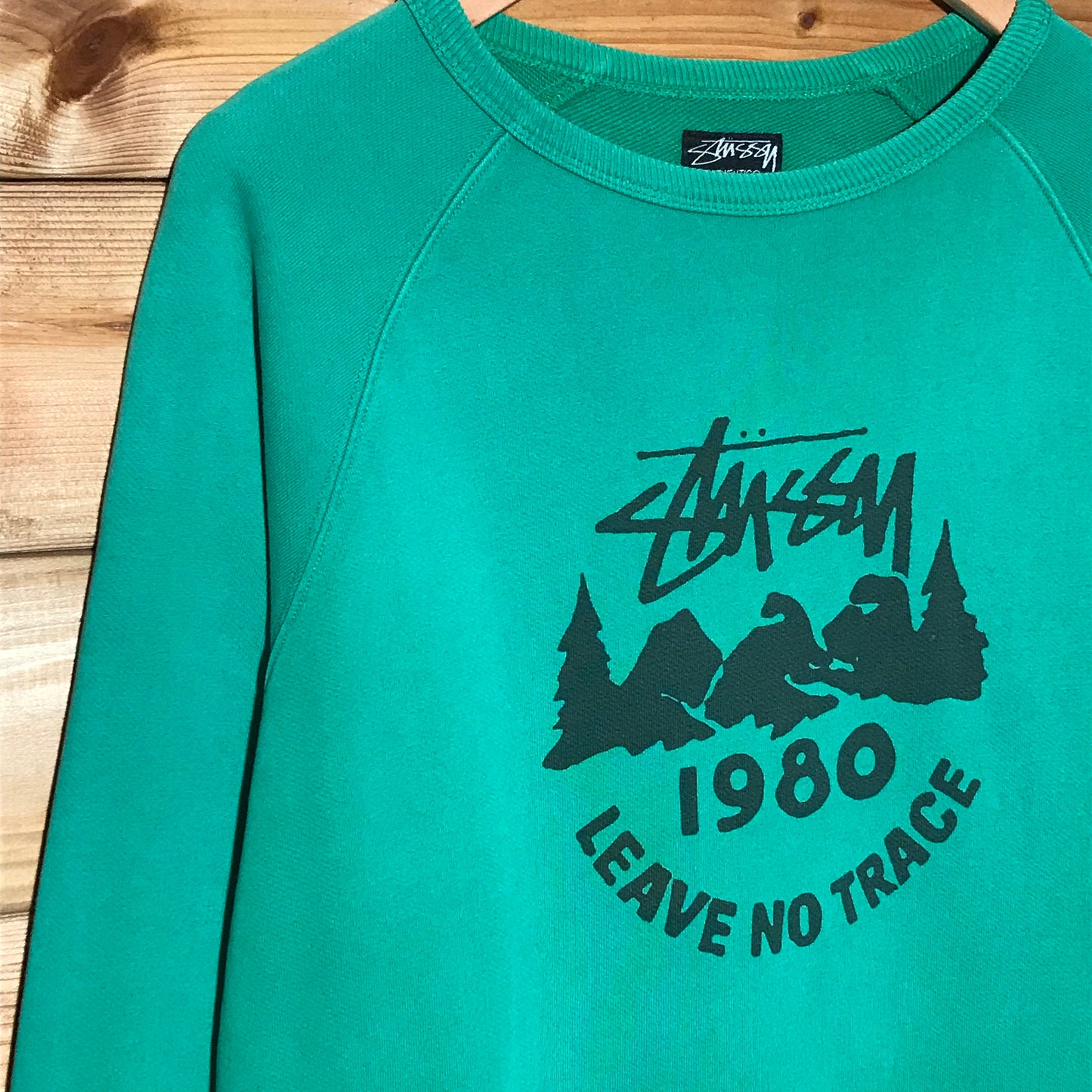 Stüssy Leave No Trace Script Spellout sweatshirt